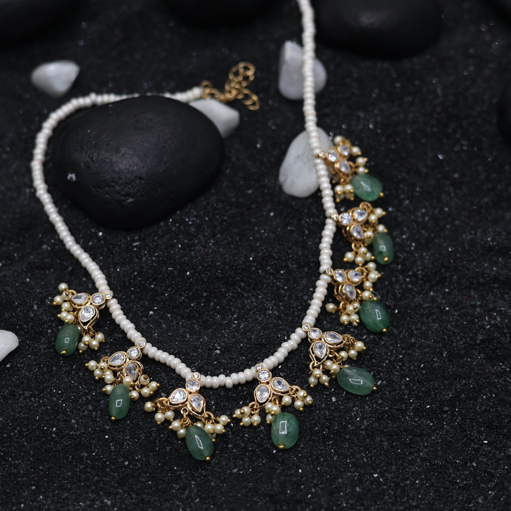 Emerald Grace Traditional Necklace