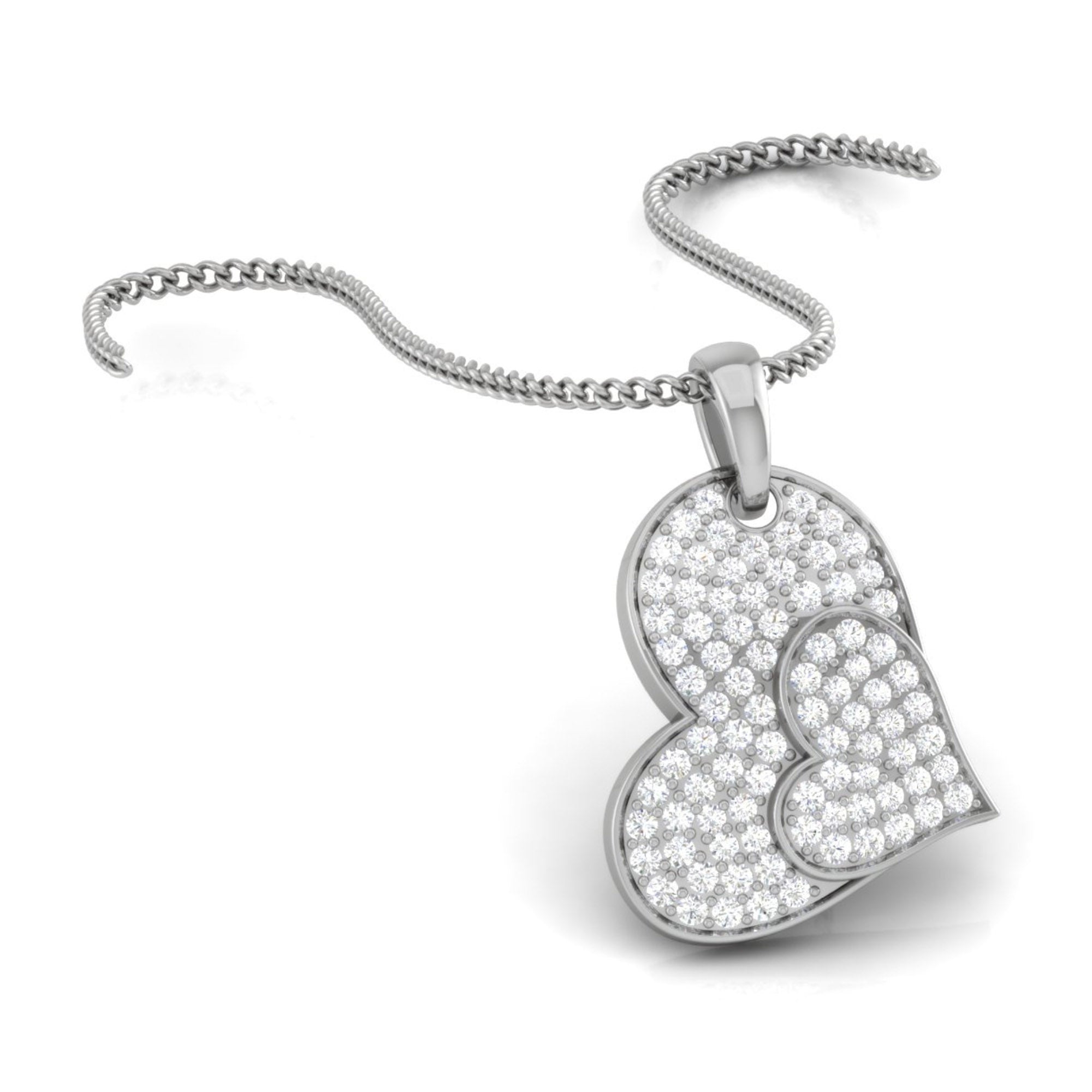 Embrace Dual Heart Pendant
