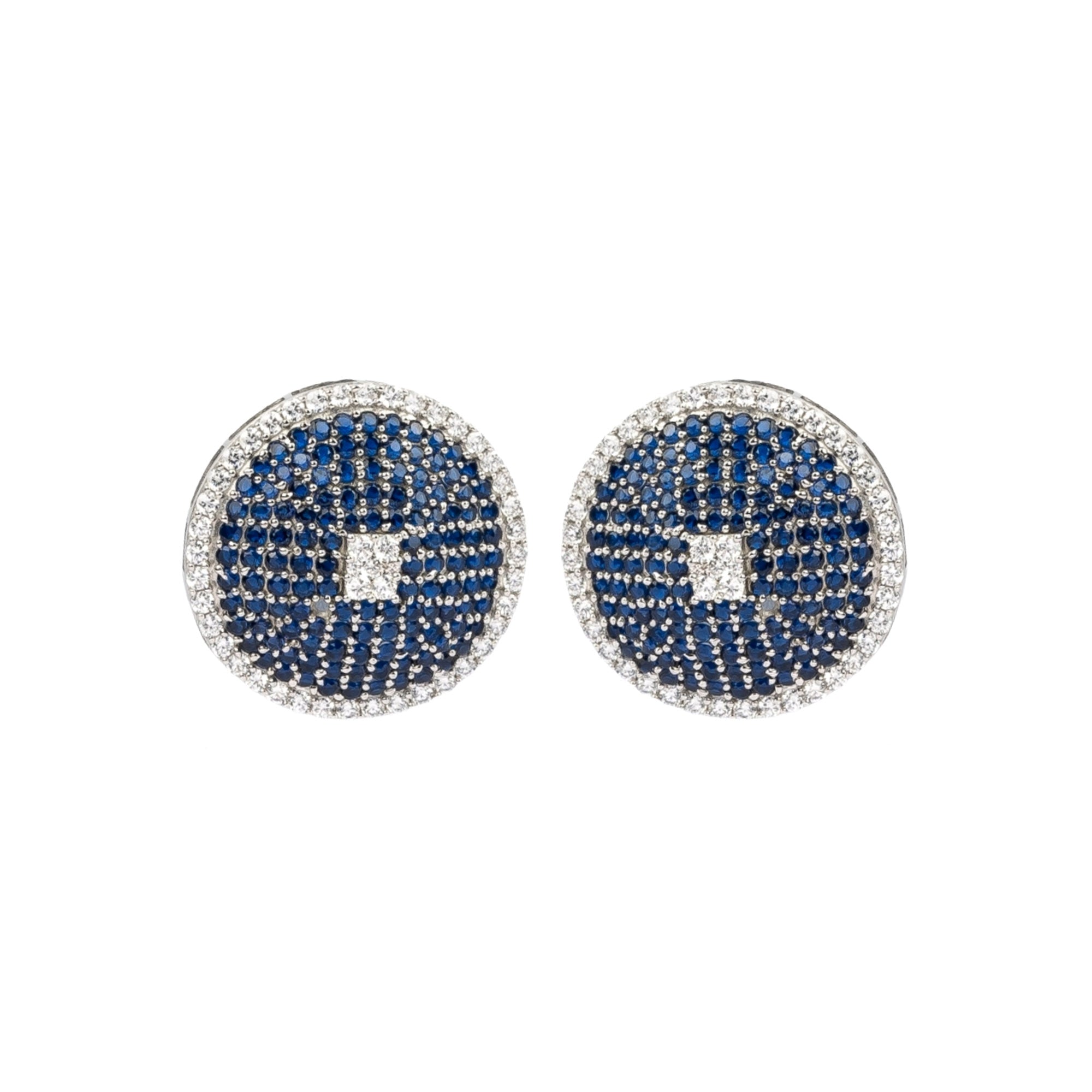 Queen Eleanor Midnight Crest Earrings