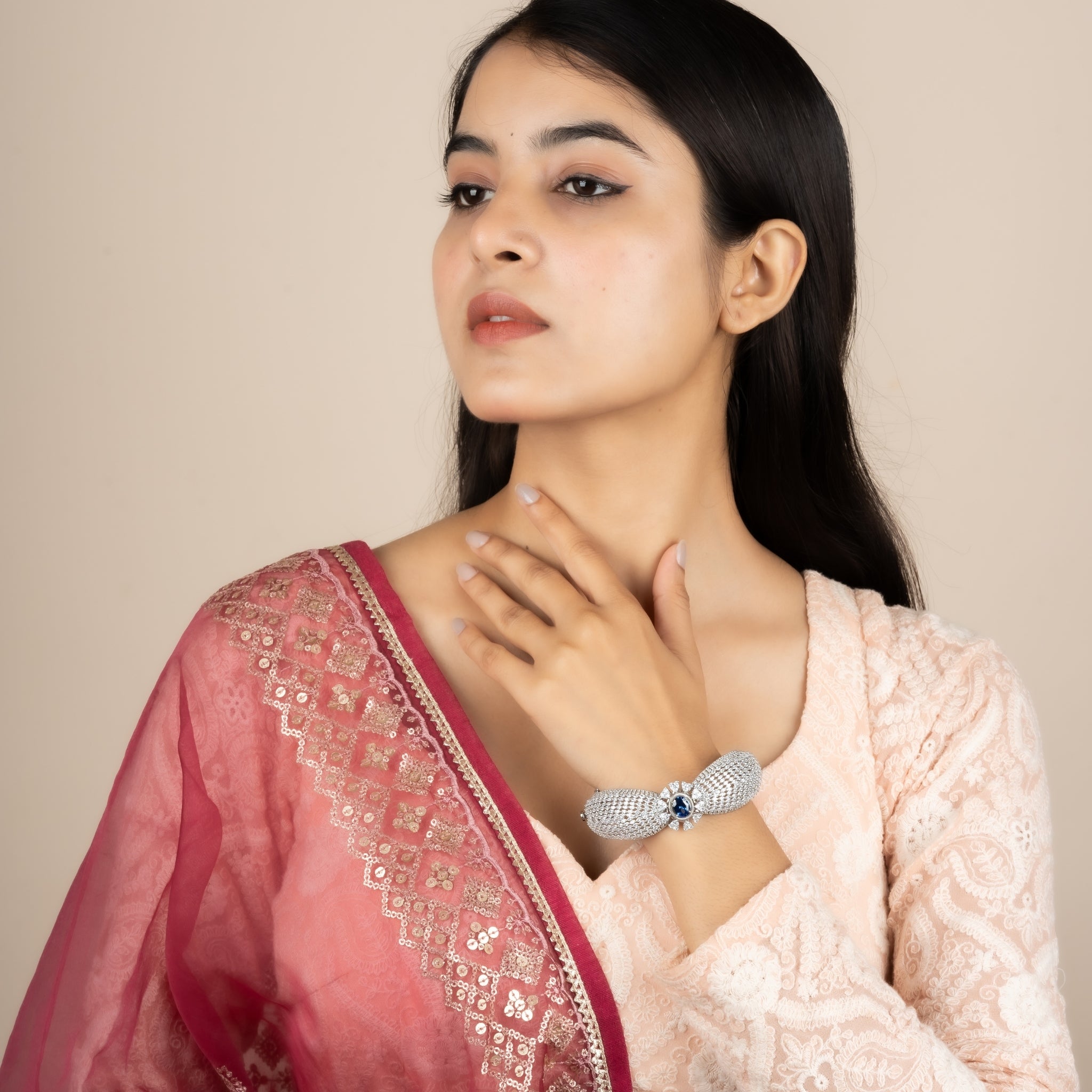 Luxurious Blue Sapphire Bracelet