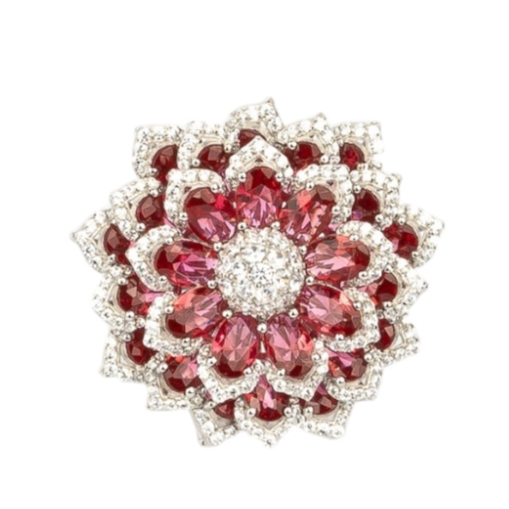 Ruby Lotus Empress Ring