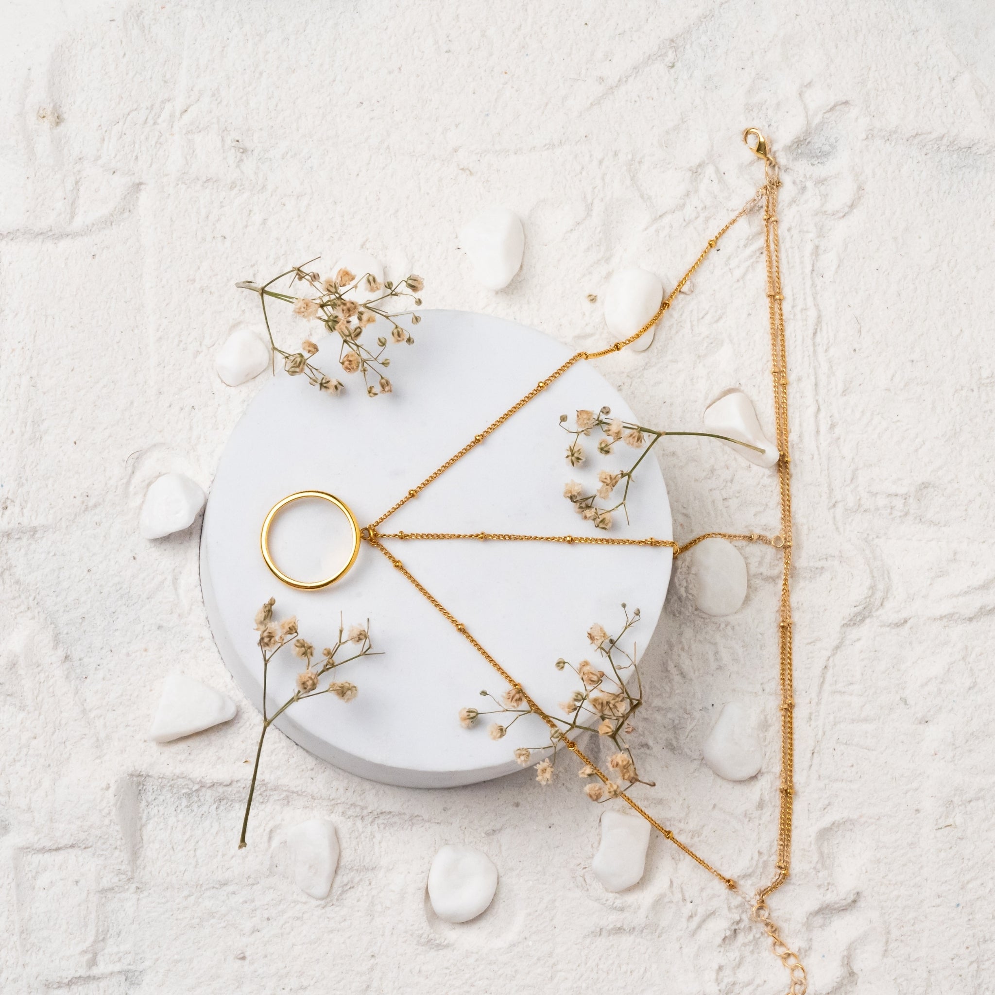 Gold Plated Hand Harness