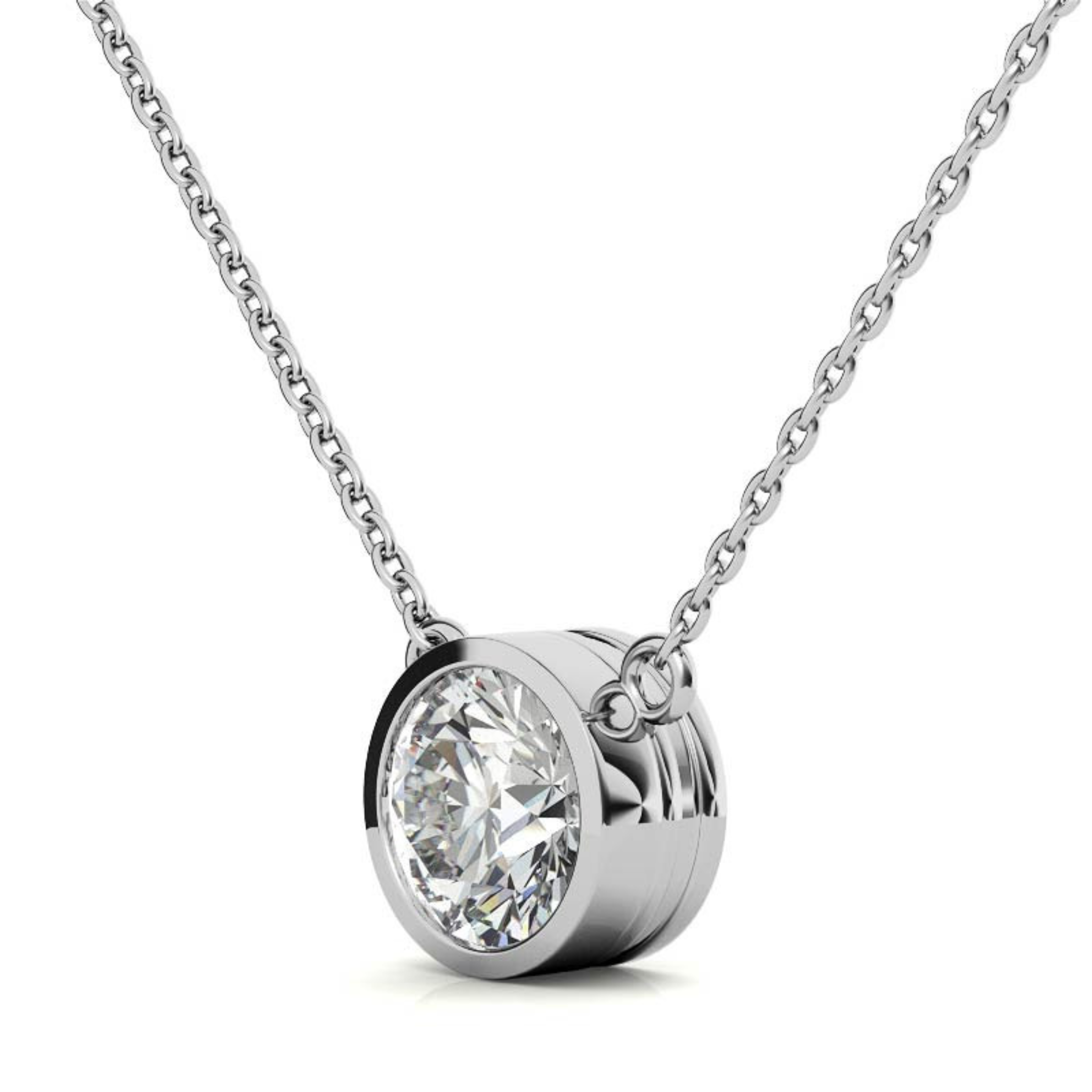 Luxury Bezel Pendant for Women