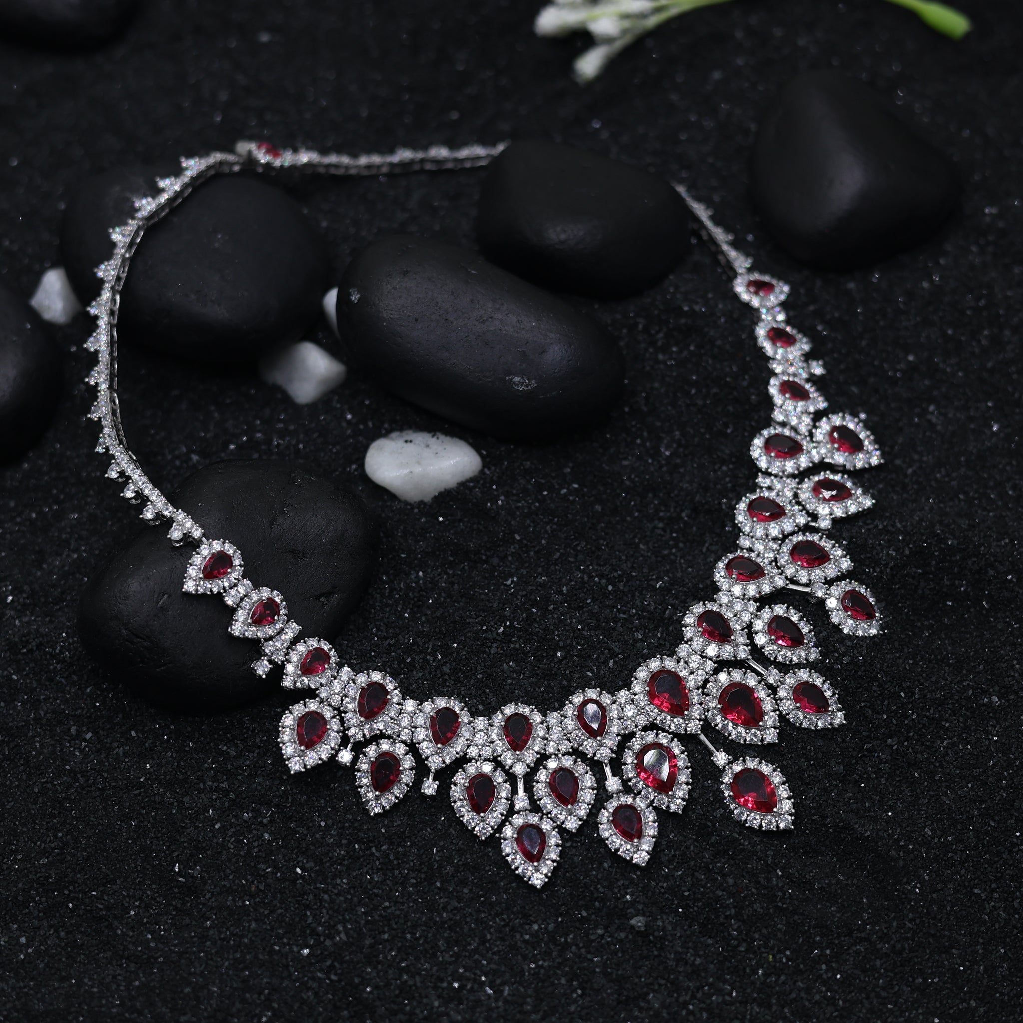 Royal Ruby Choker Necklace