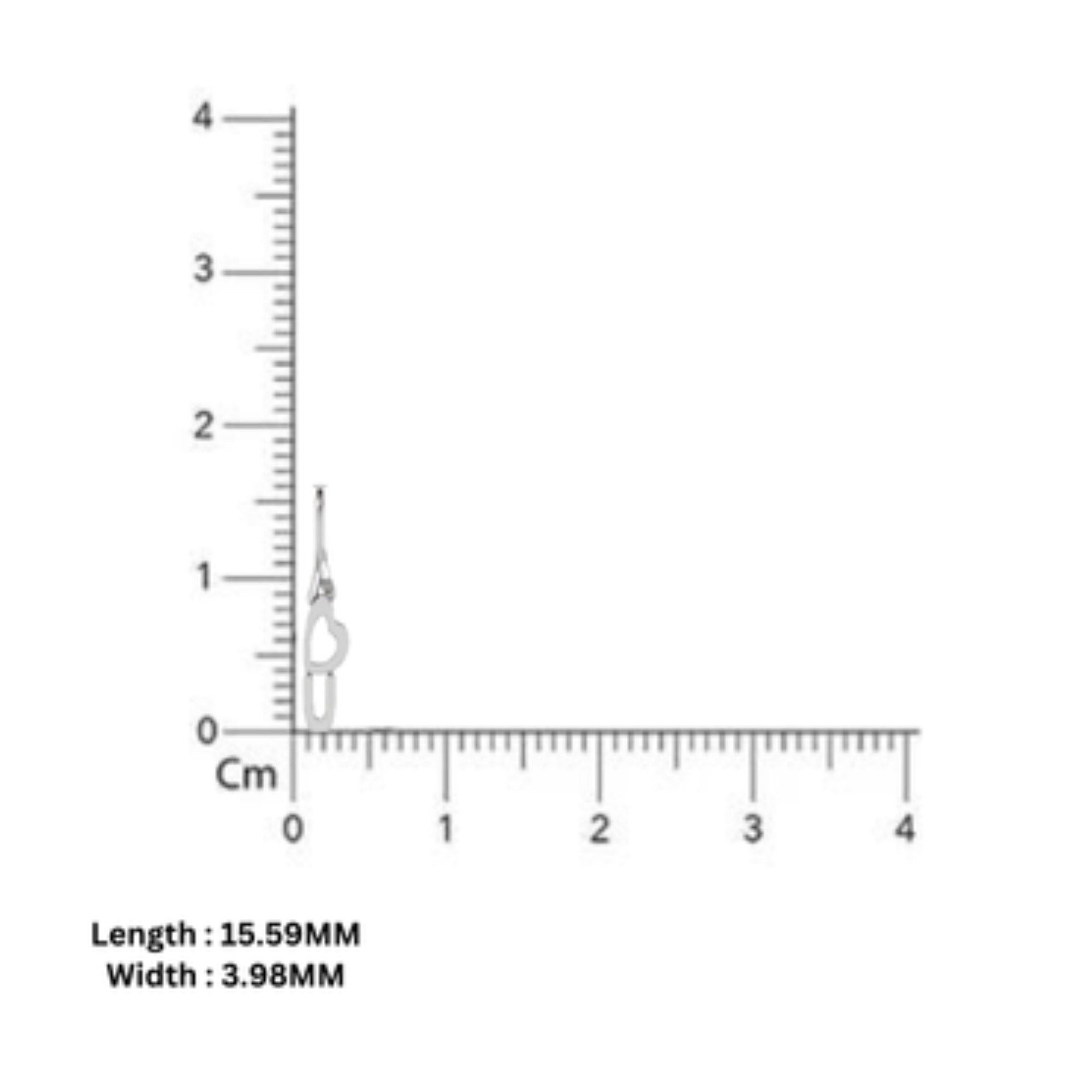 Gold Plated I Love U Pendant