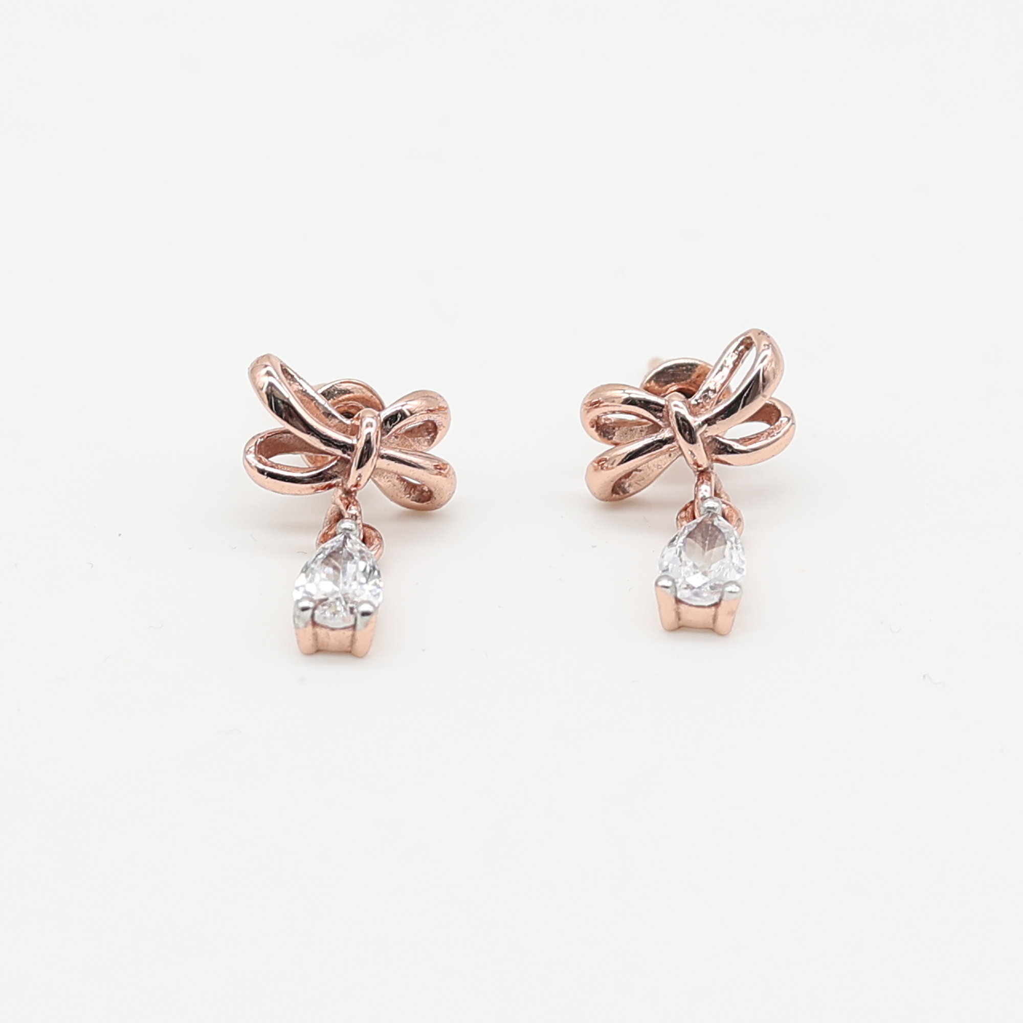 Classic Teardrop Bow Earrings
