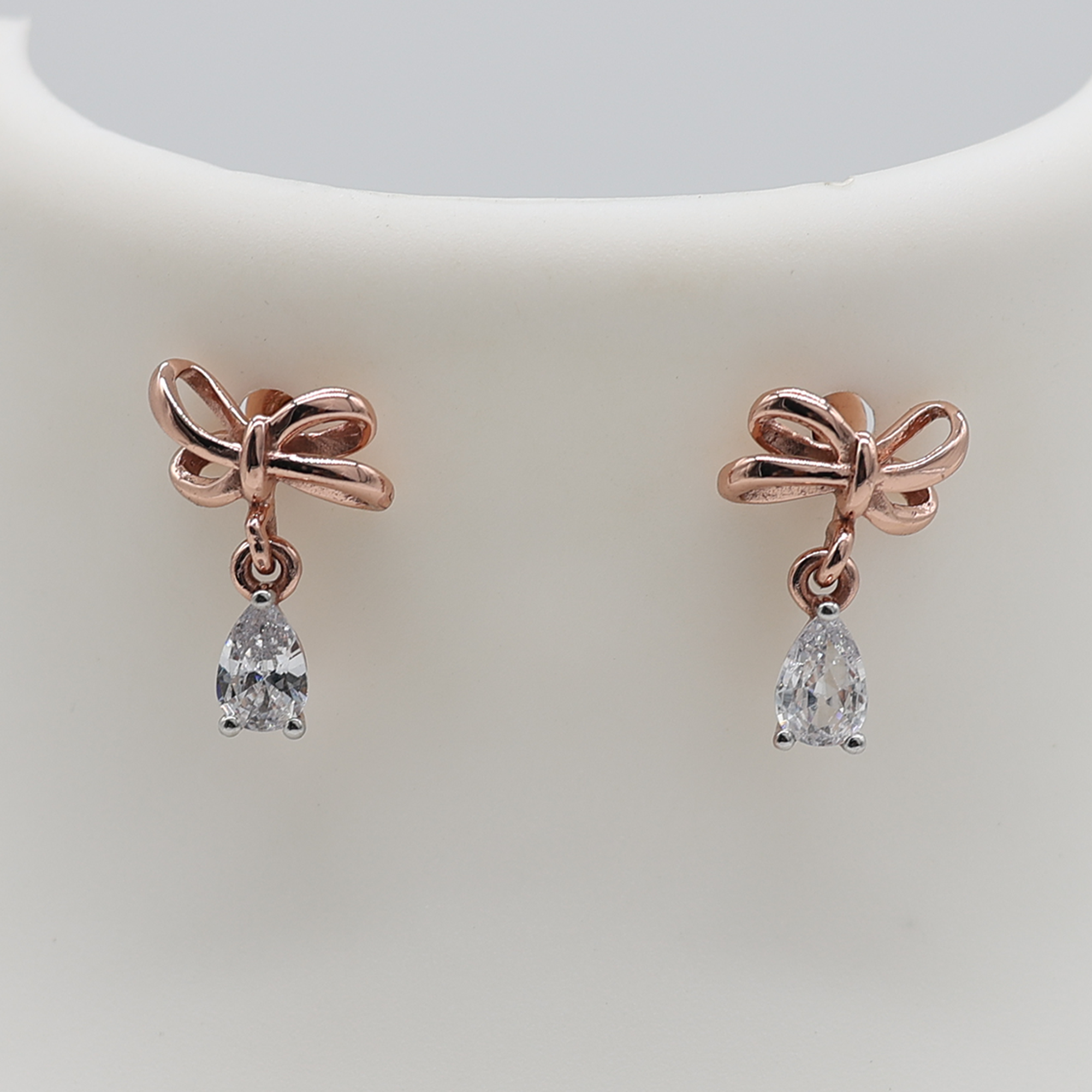 Classic Teardrop Bow Earrings