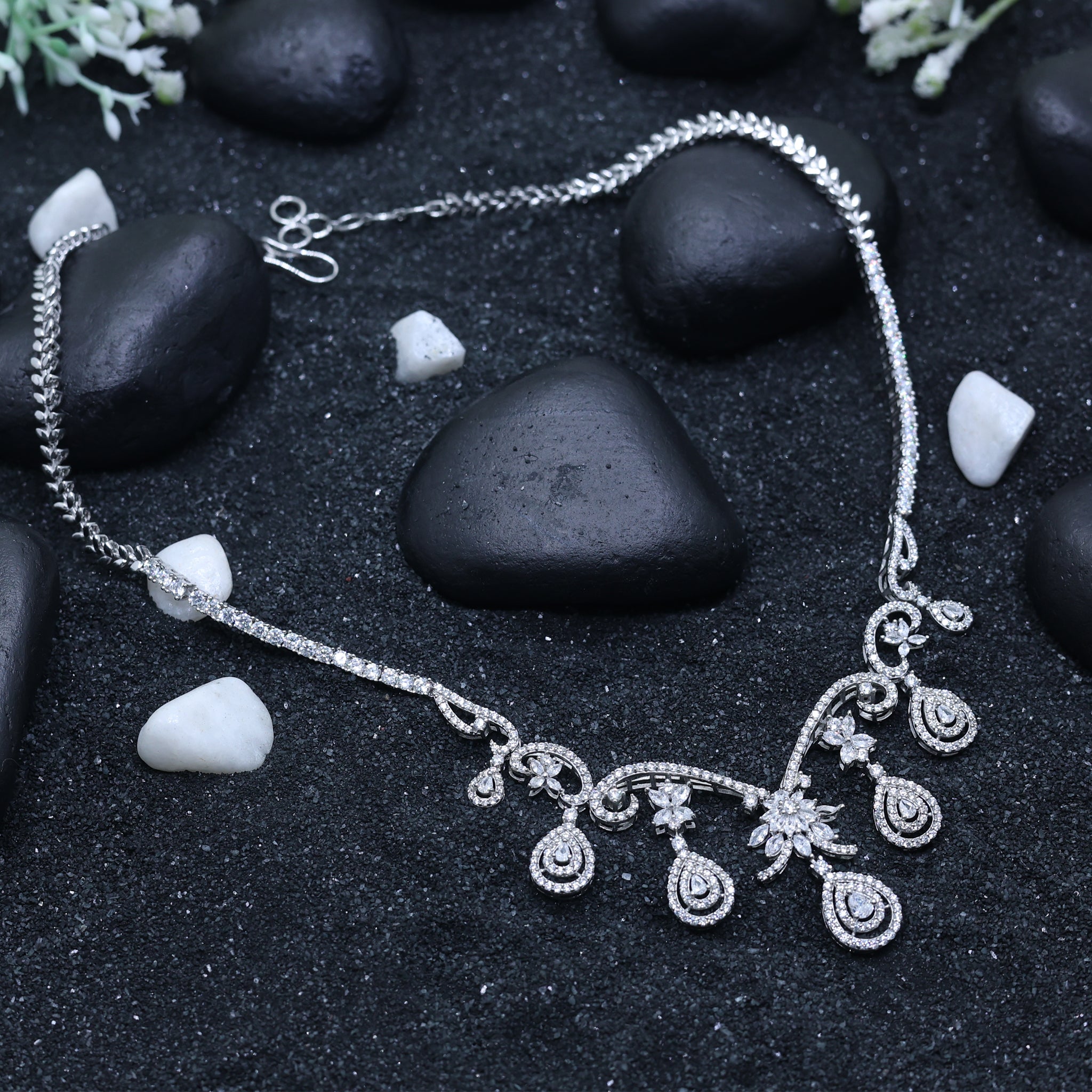 Timeless White Gold Diamond Necklace