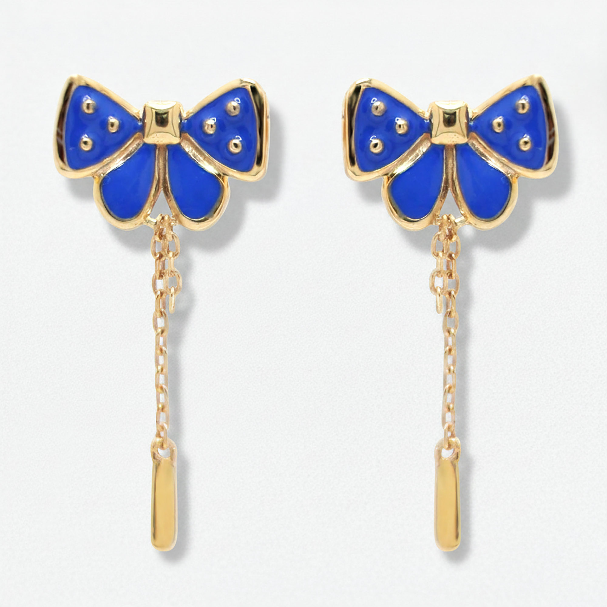 Charming Kids Bow Drop Earrings