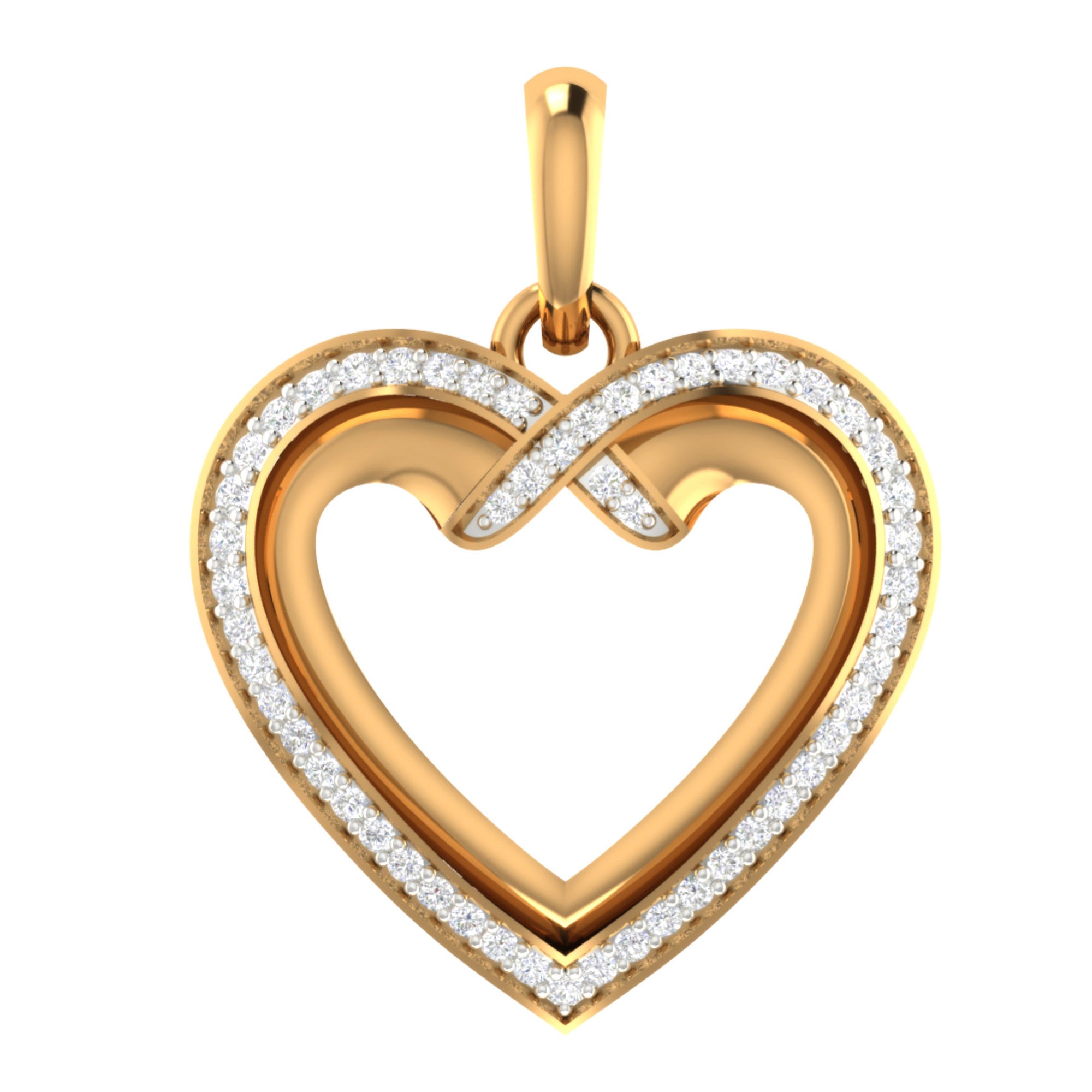 Yellow Gold Heart Pendant