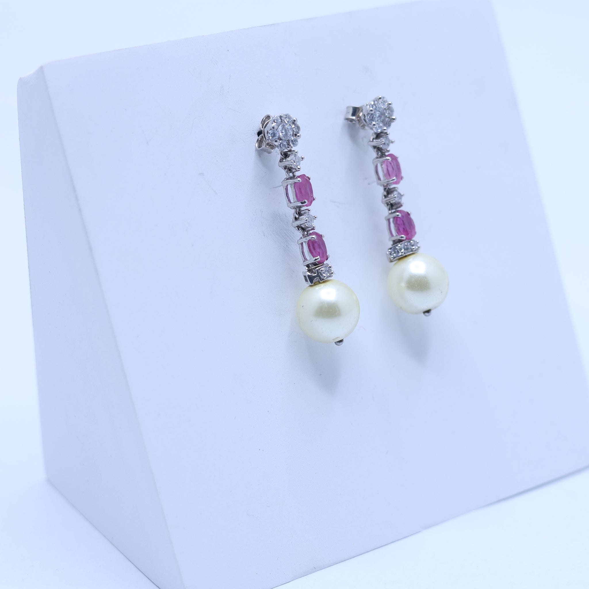 Princess Jodhaa Silver Dangler