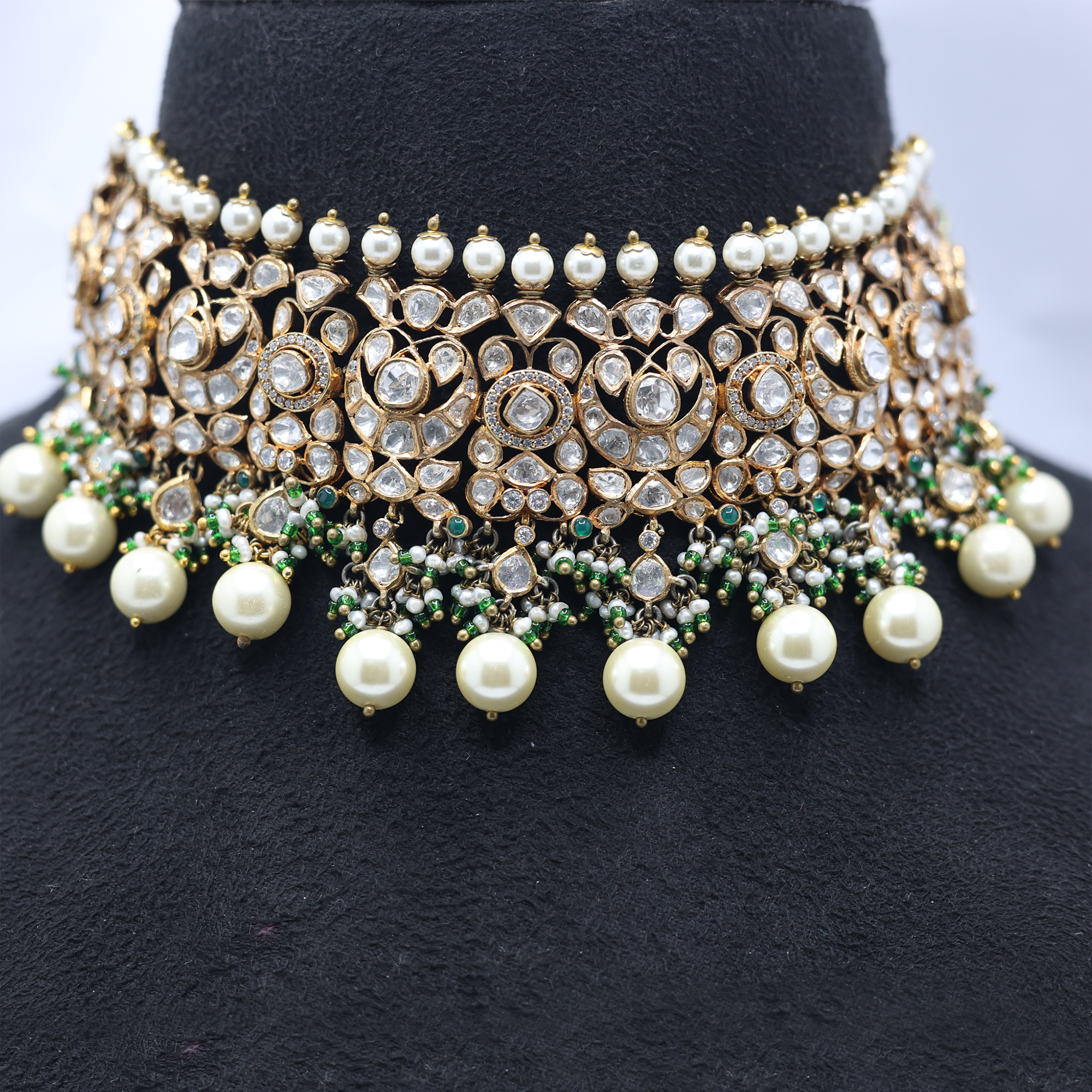 Queen Zoya Polki Diamond Regal Choker