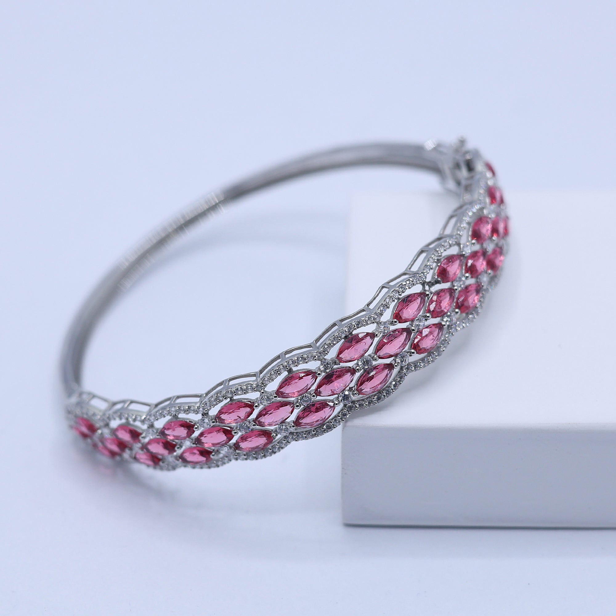 Marquise Ruby Openable Bracelet