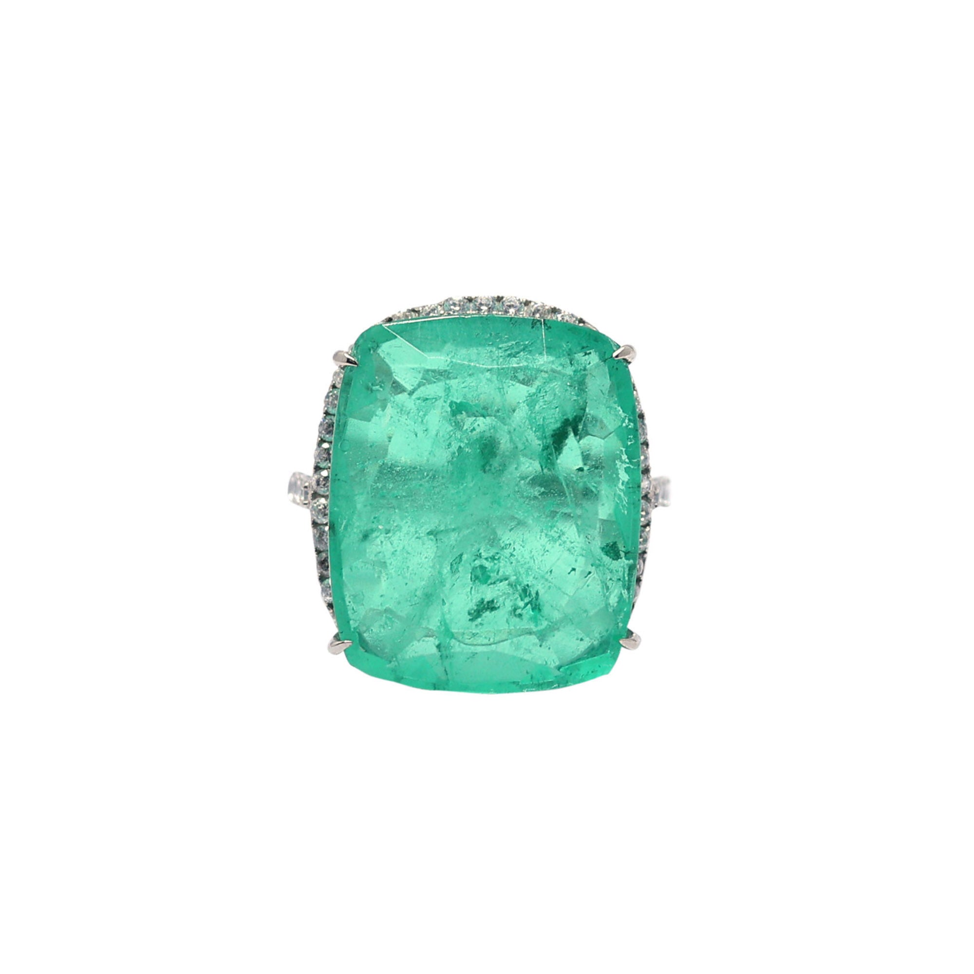 Mystic Emerald Grandeur Ring