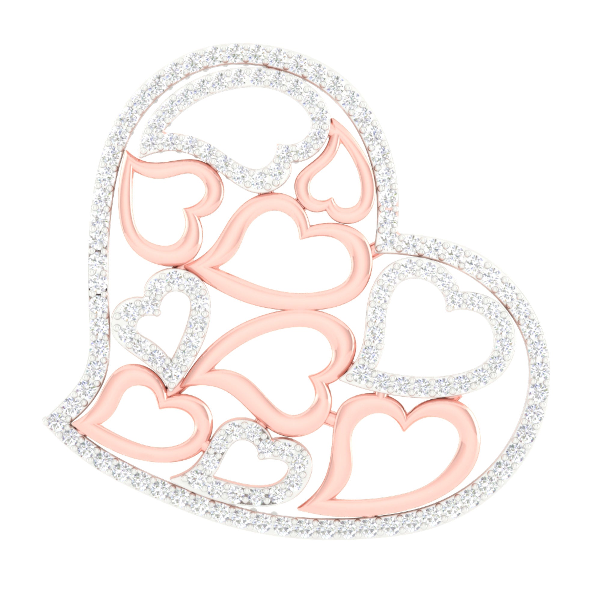 Multi Heart Pendant