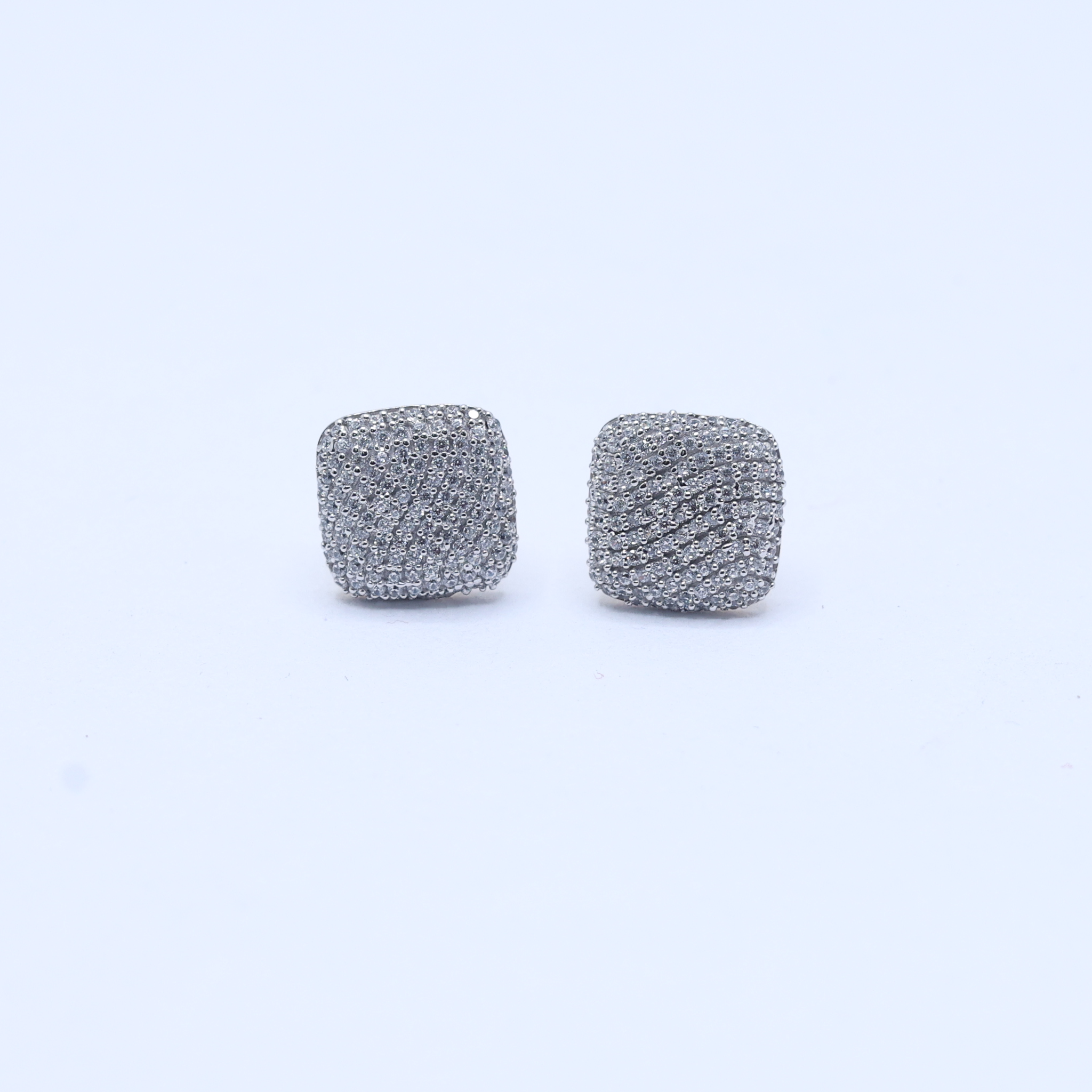 Square American Diamond Studs Earring