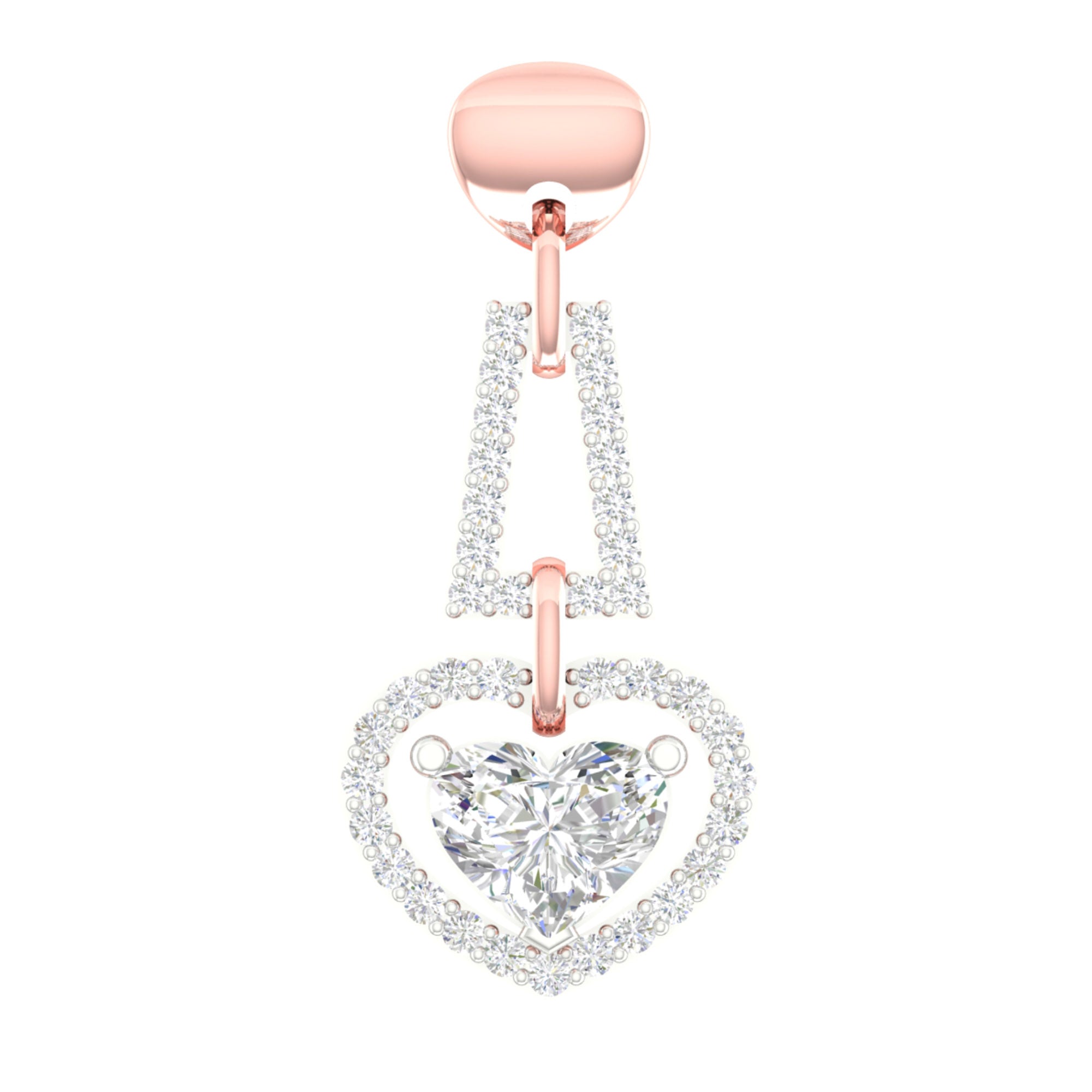 Radiant Dual Heart Pendant