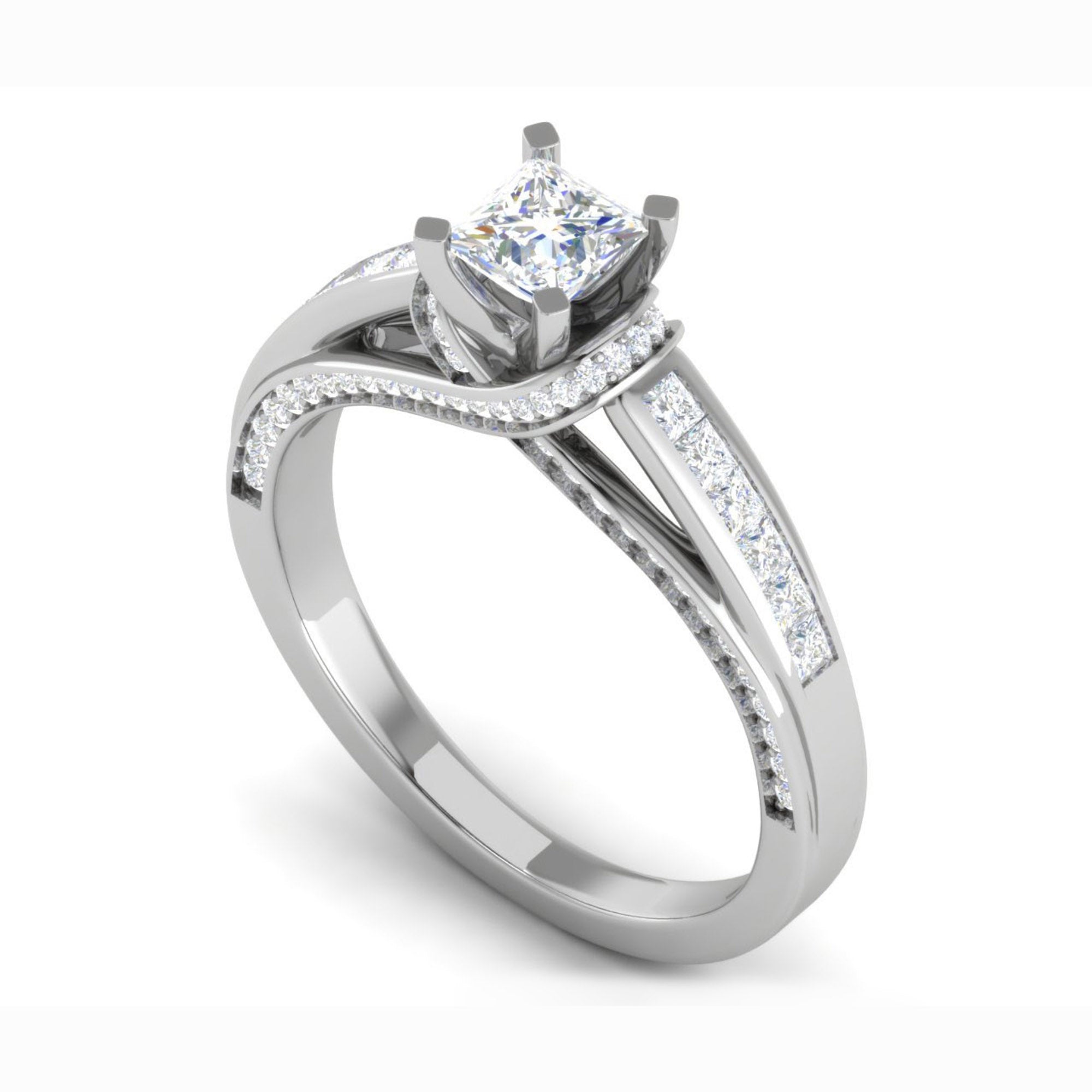 Princess Diamond Proposal Ring