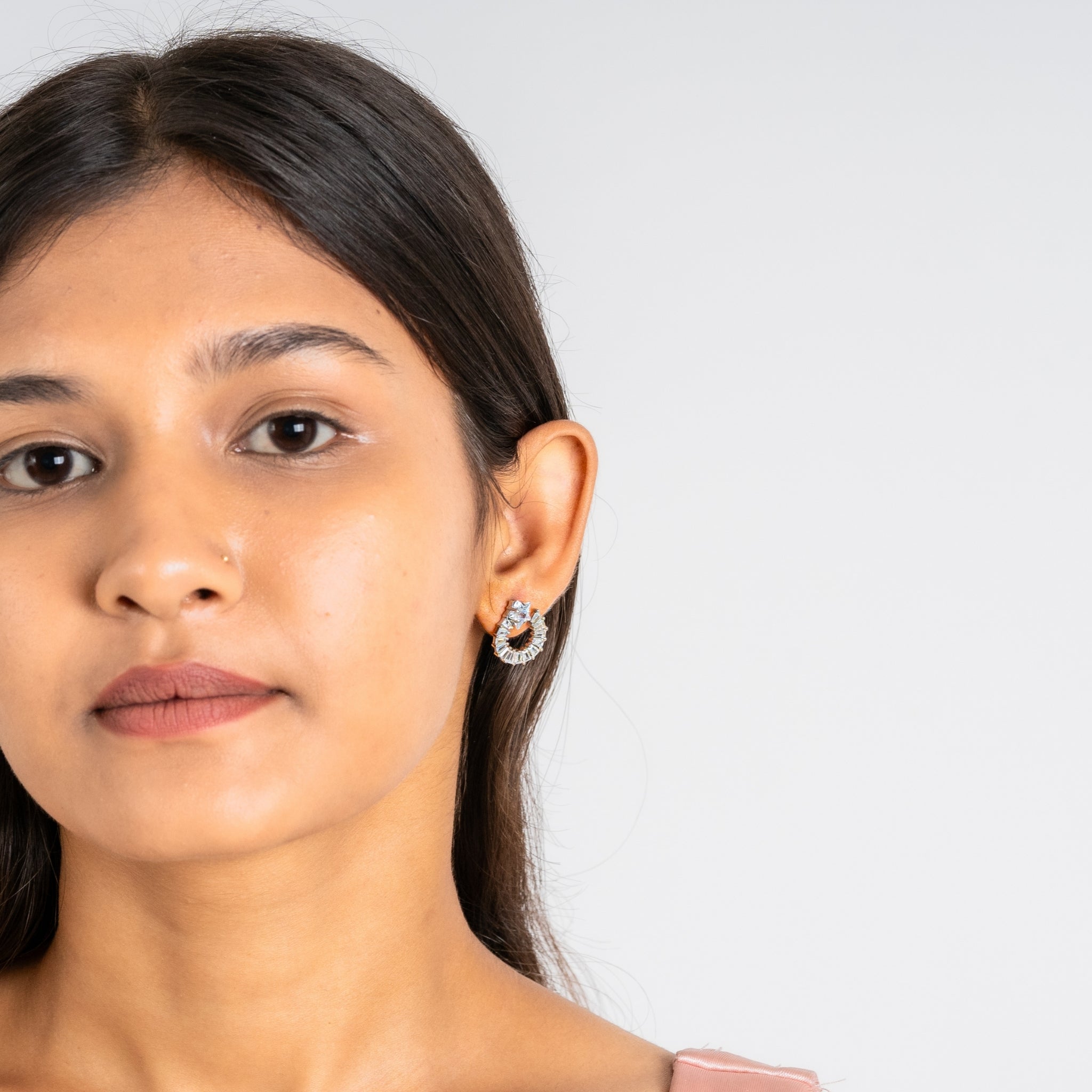 925 Sterling Silver Cluster Earring AUS-972