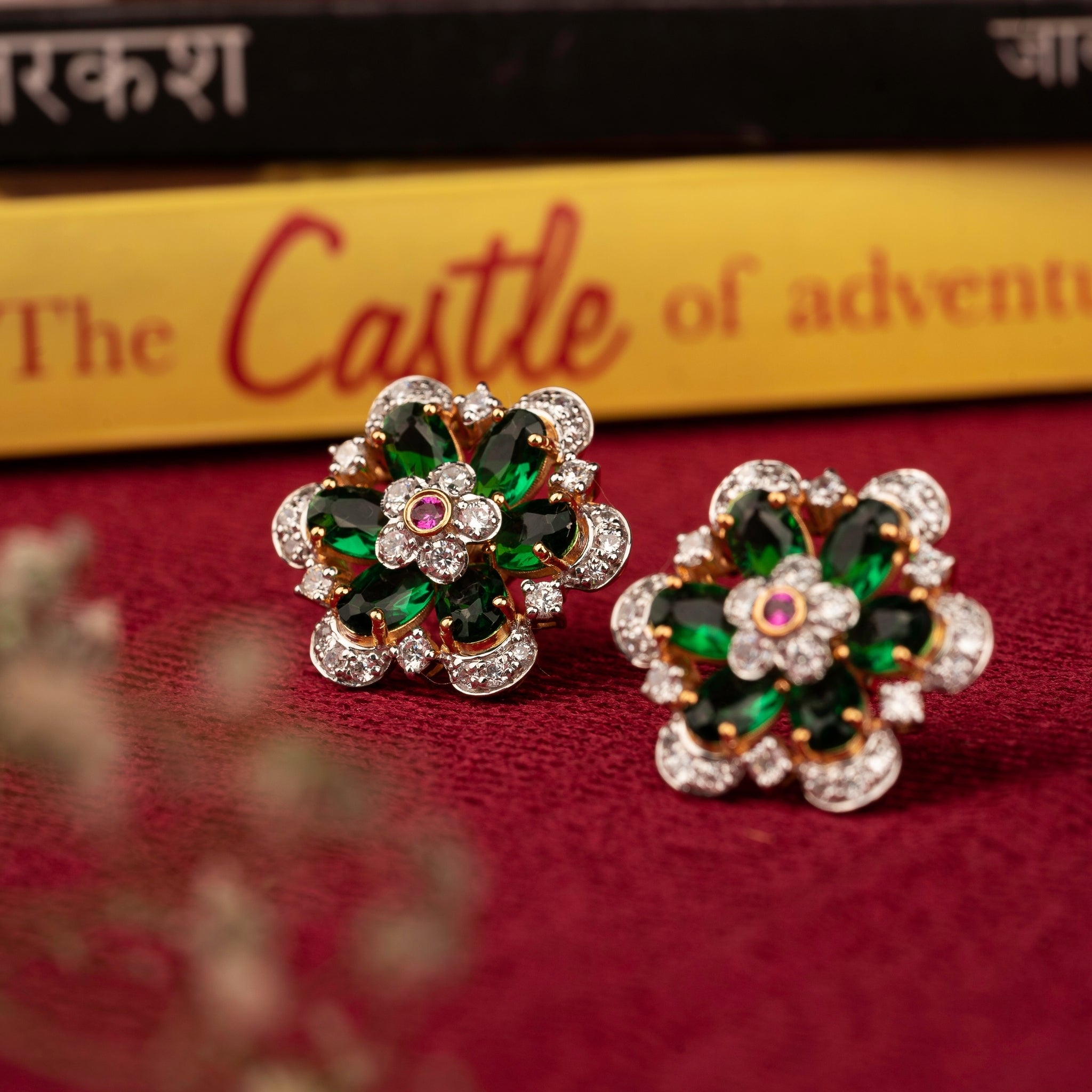 Queen Draupadi Radiant Stud Earring