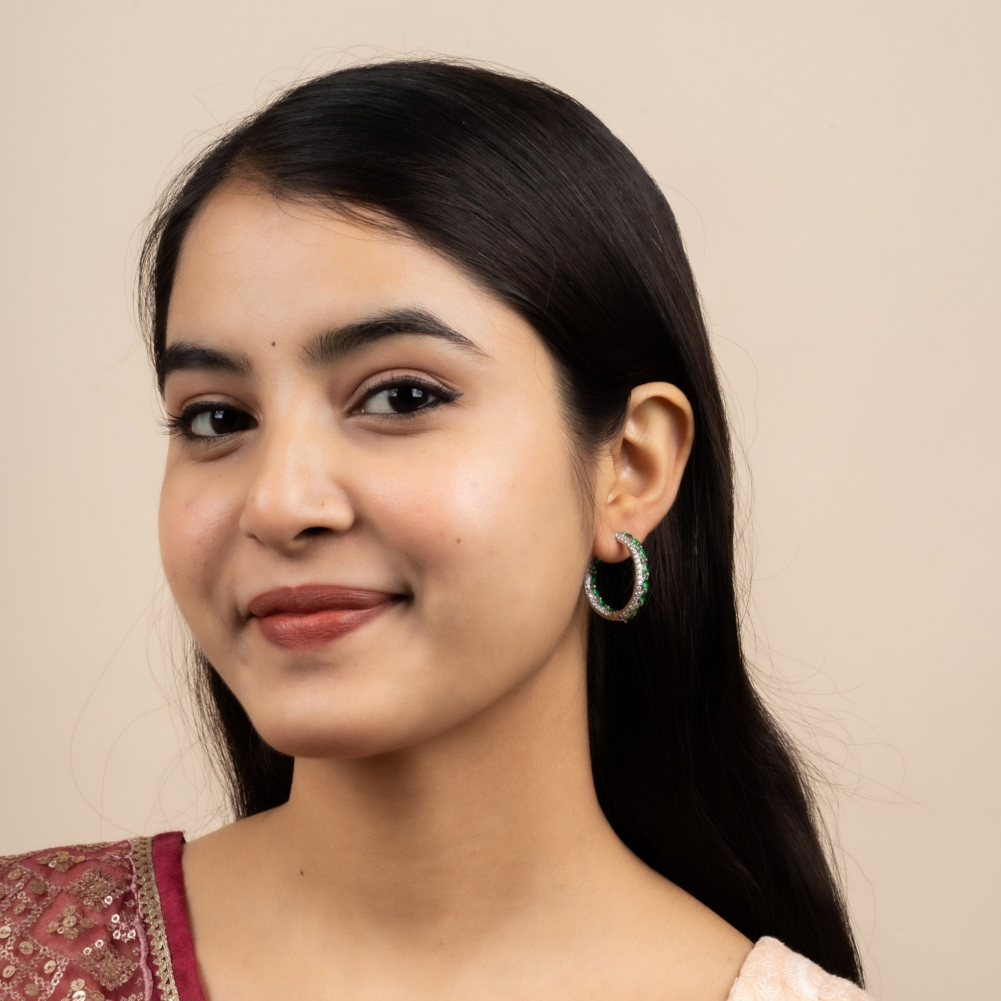 Rani Ahalyabai Regal Hoops Earring