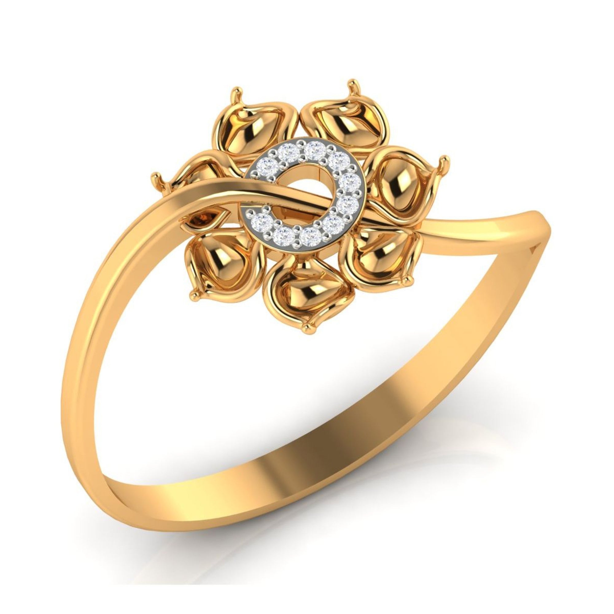Timeless Floral Diamond Ring
