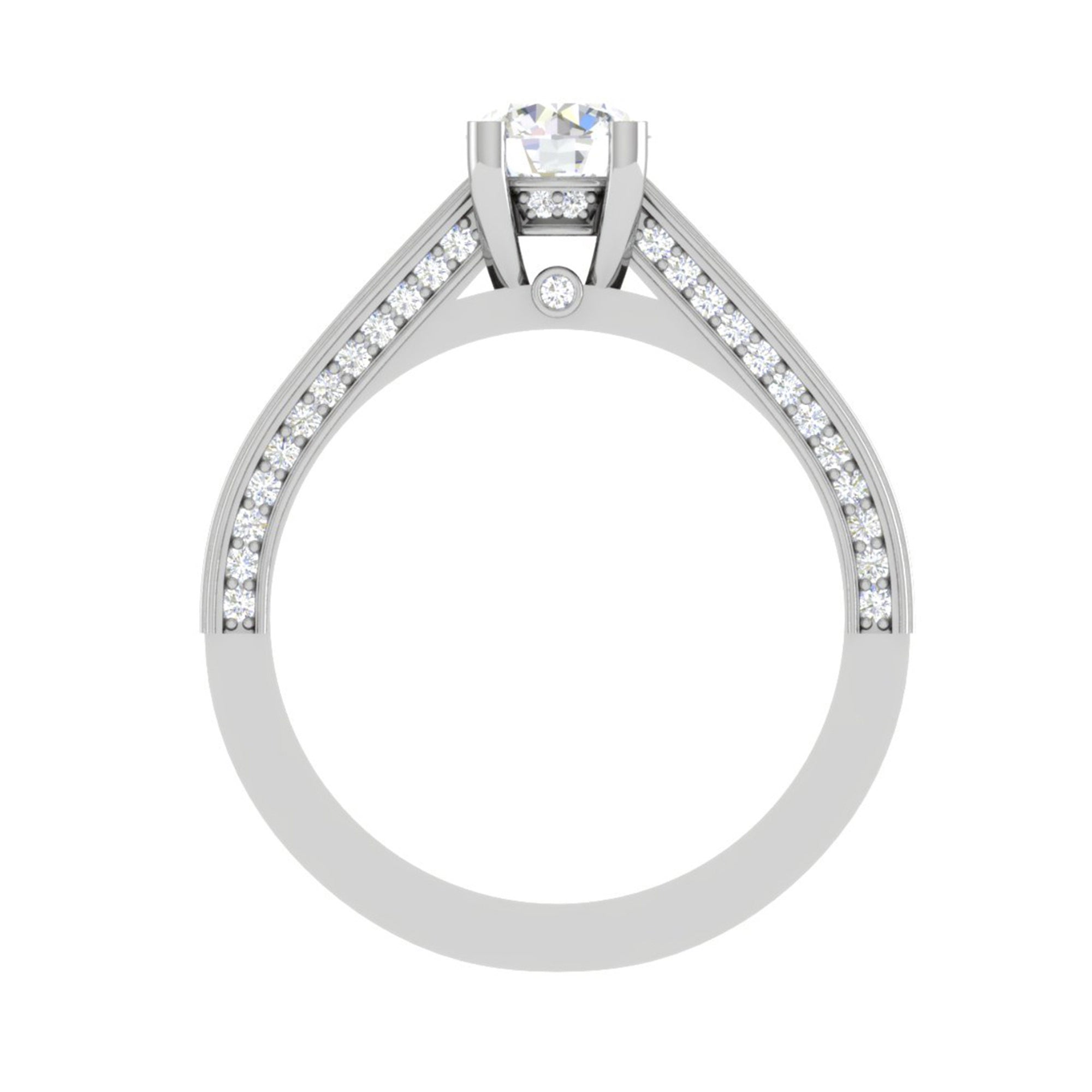 Eternal Sparkle Silver Diamond Ring