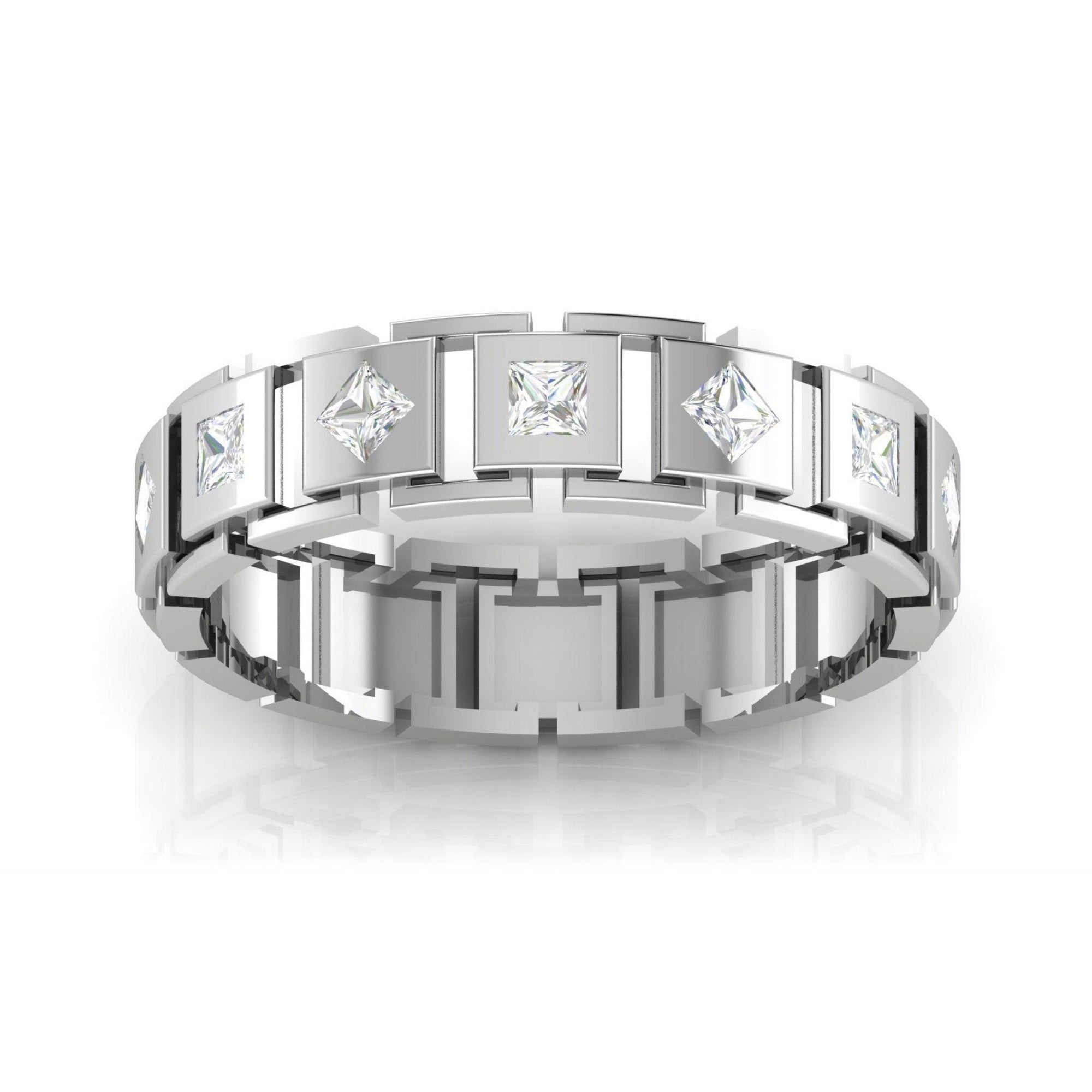 Matching Silver Couple Band
