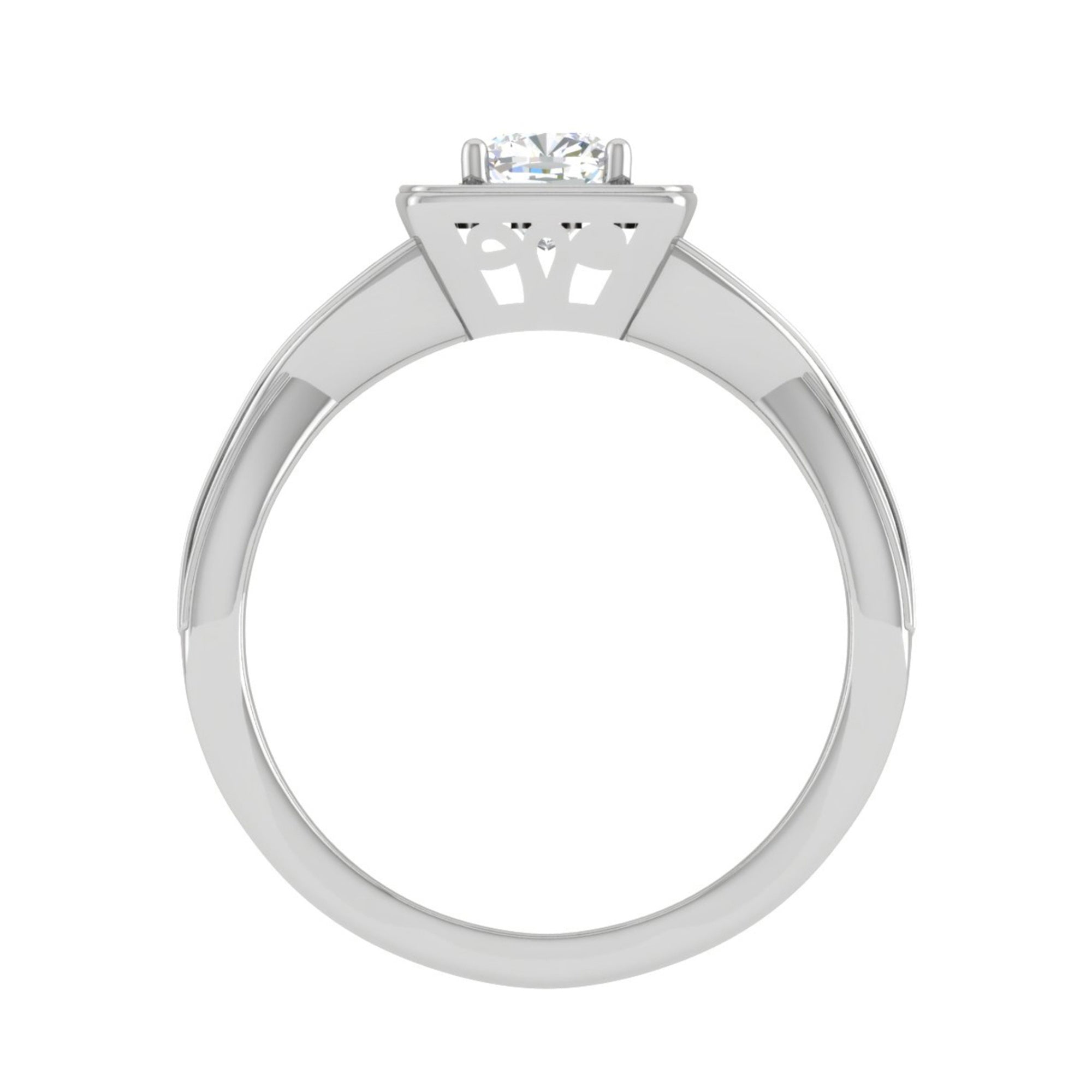 Crossover American Diamond Ring