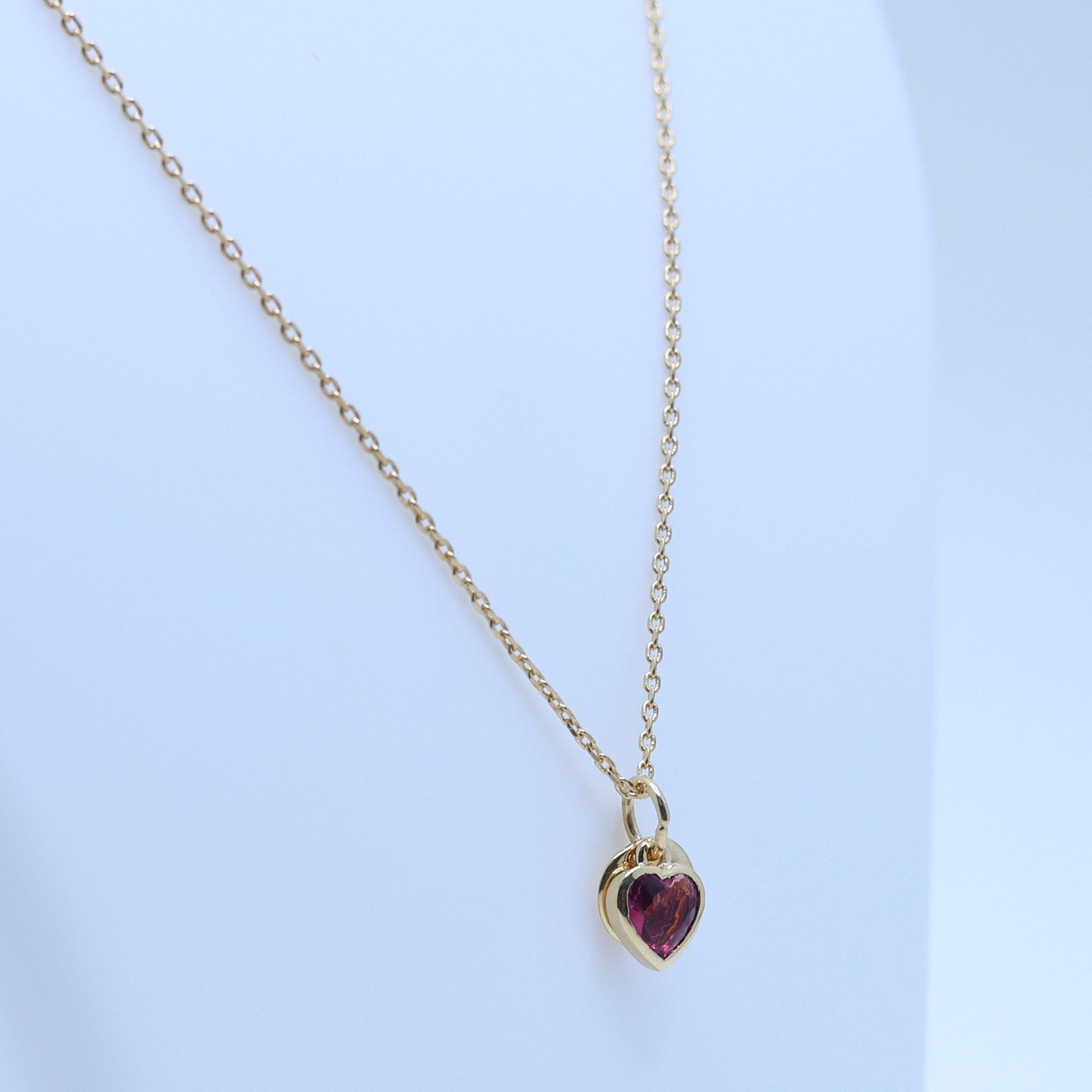 Timeless Ruby Heart Pendant
