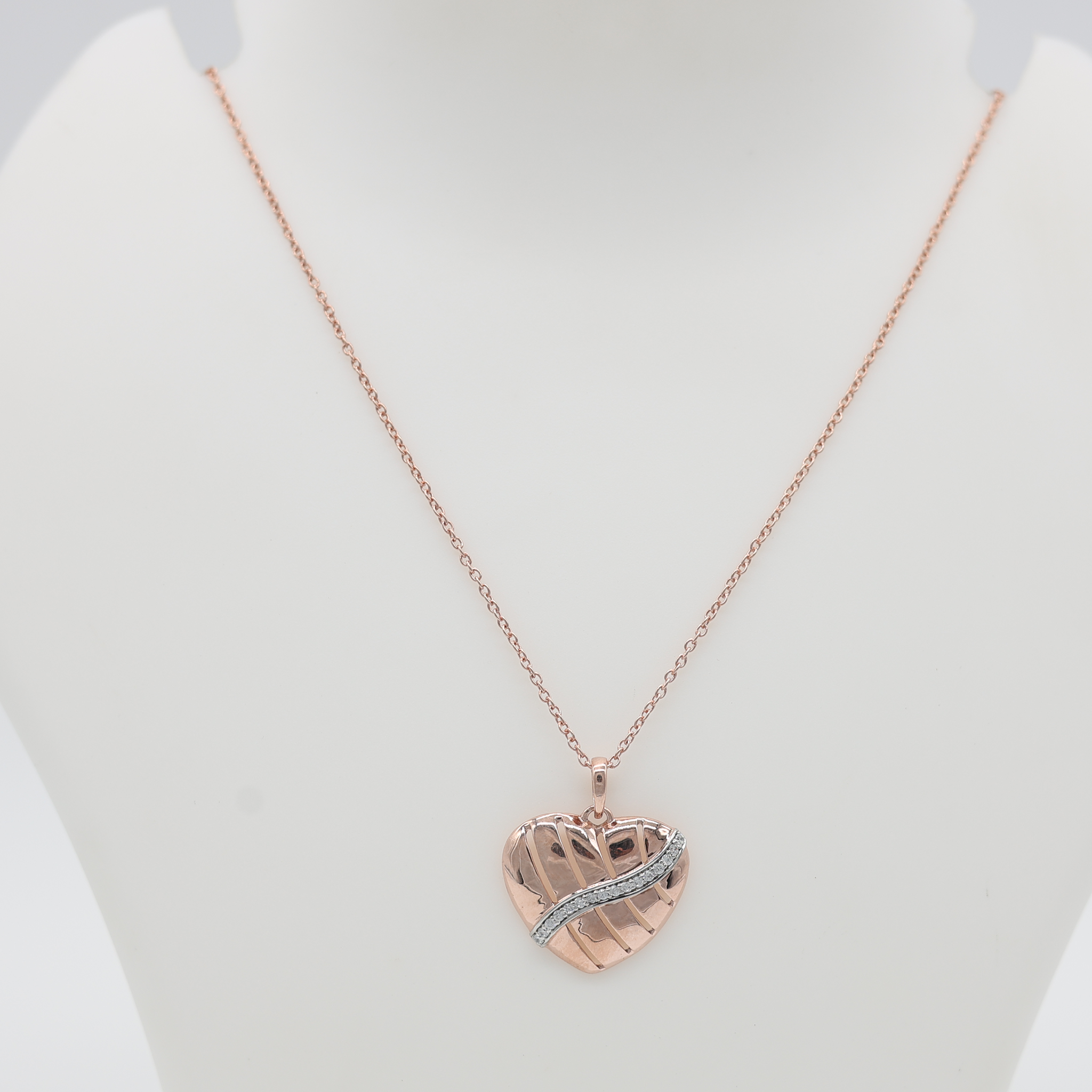 Rose Gold Plated Heart Pendant