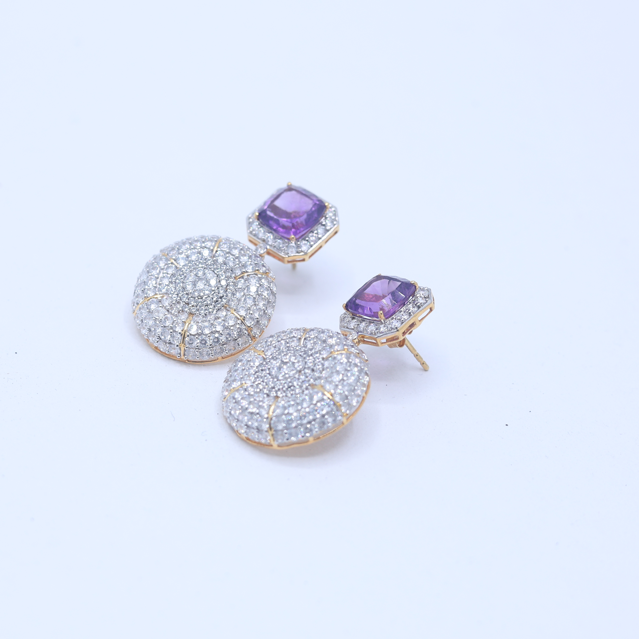 Amethyst Drop Earrings