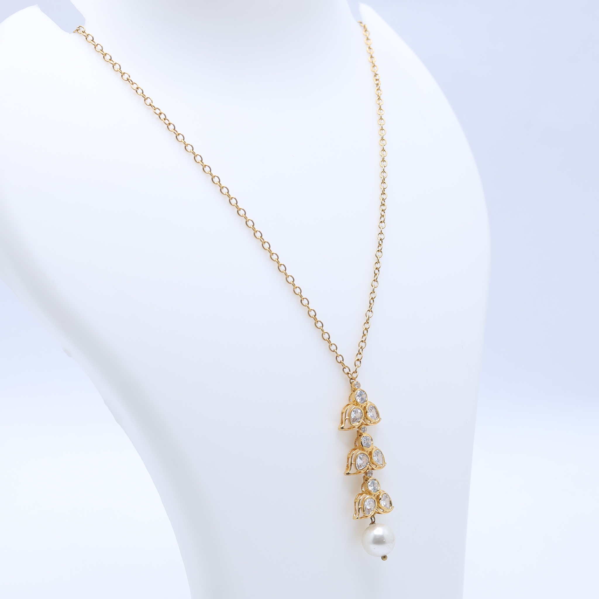 Polki Pearl Necklace