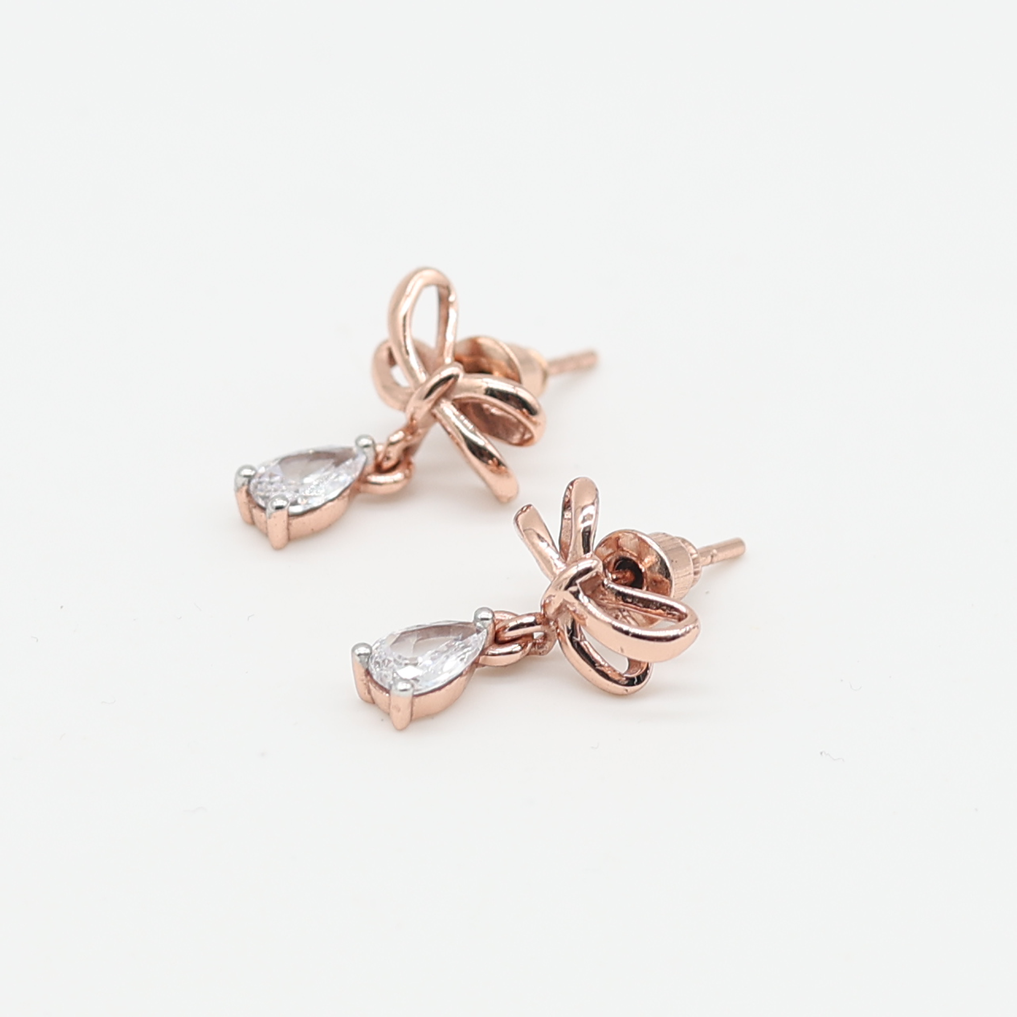 Classic Teardrop Bow Earrings