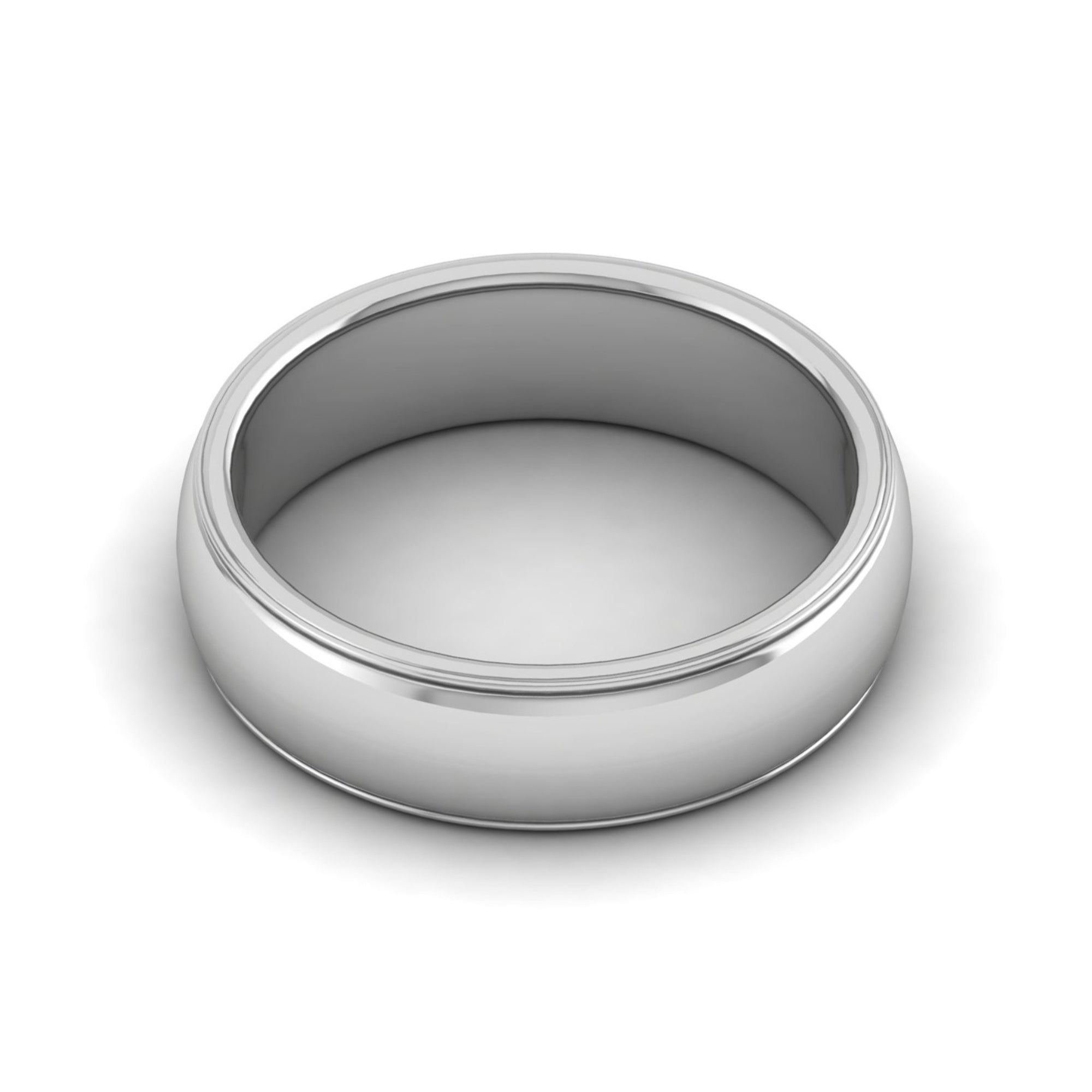 Unisex Sterling Silver Band
