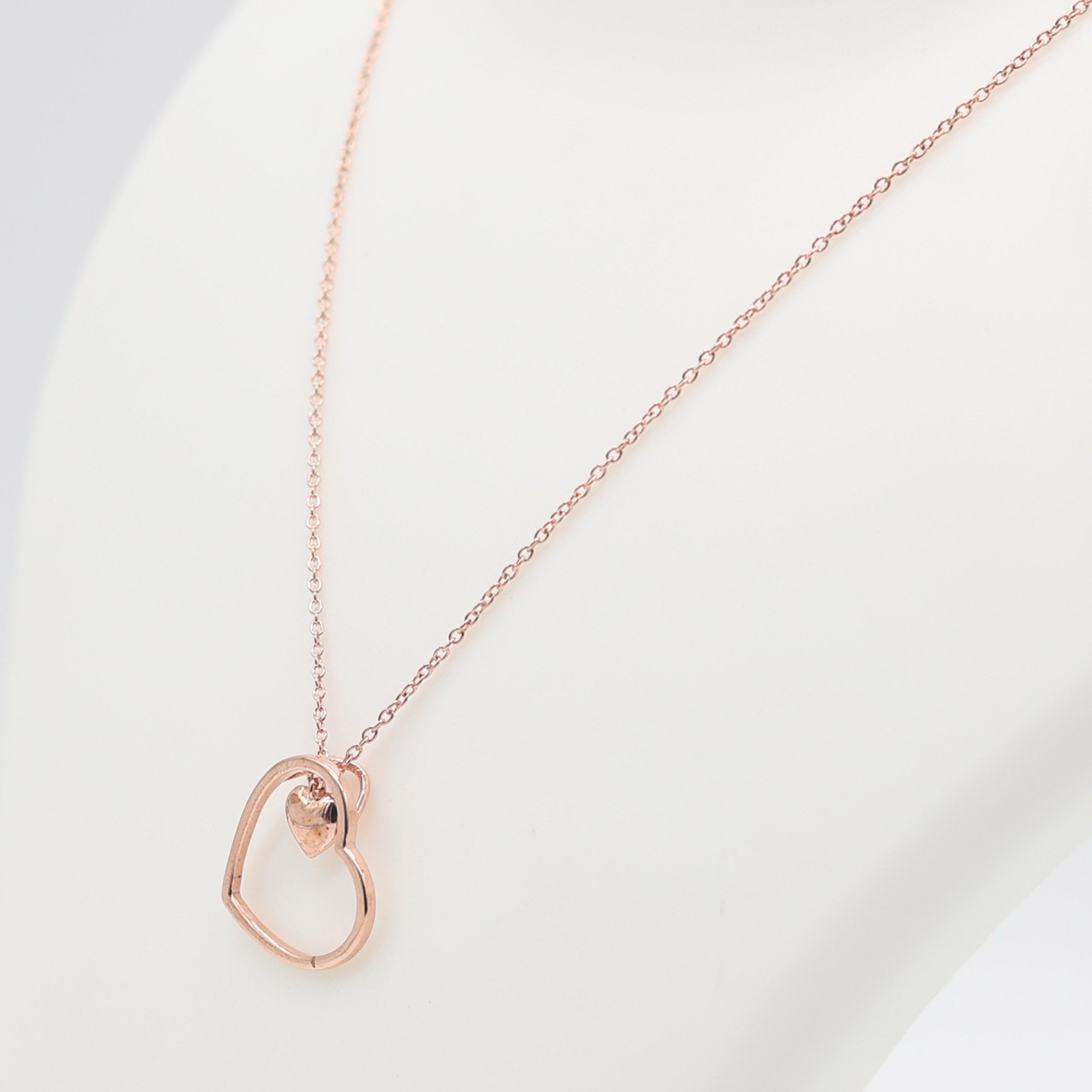 Dual Heart Embrace Pendant