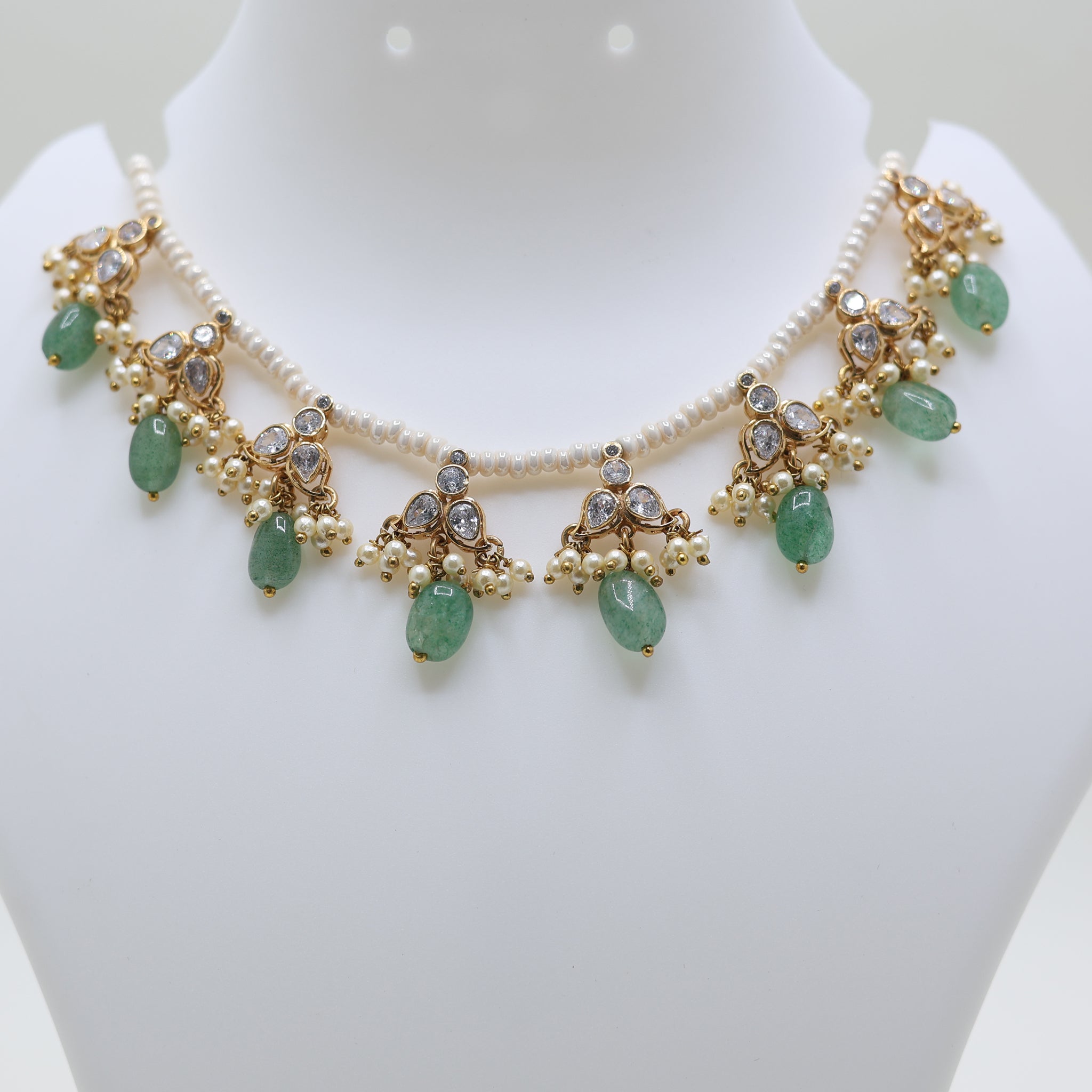 Emerald Grace Traditional Necklace