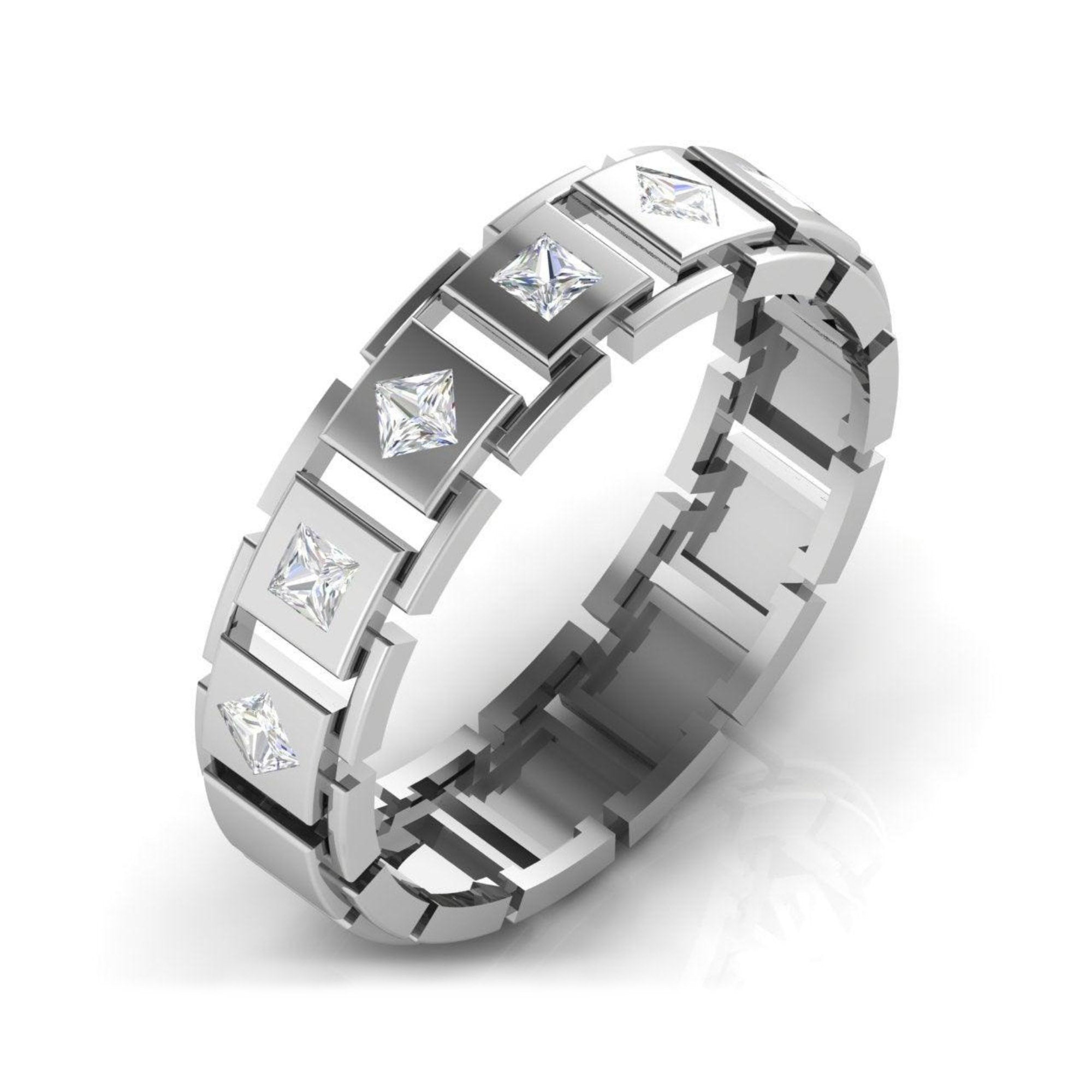 Matching Silver Couple Band