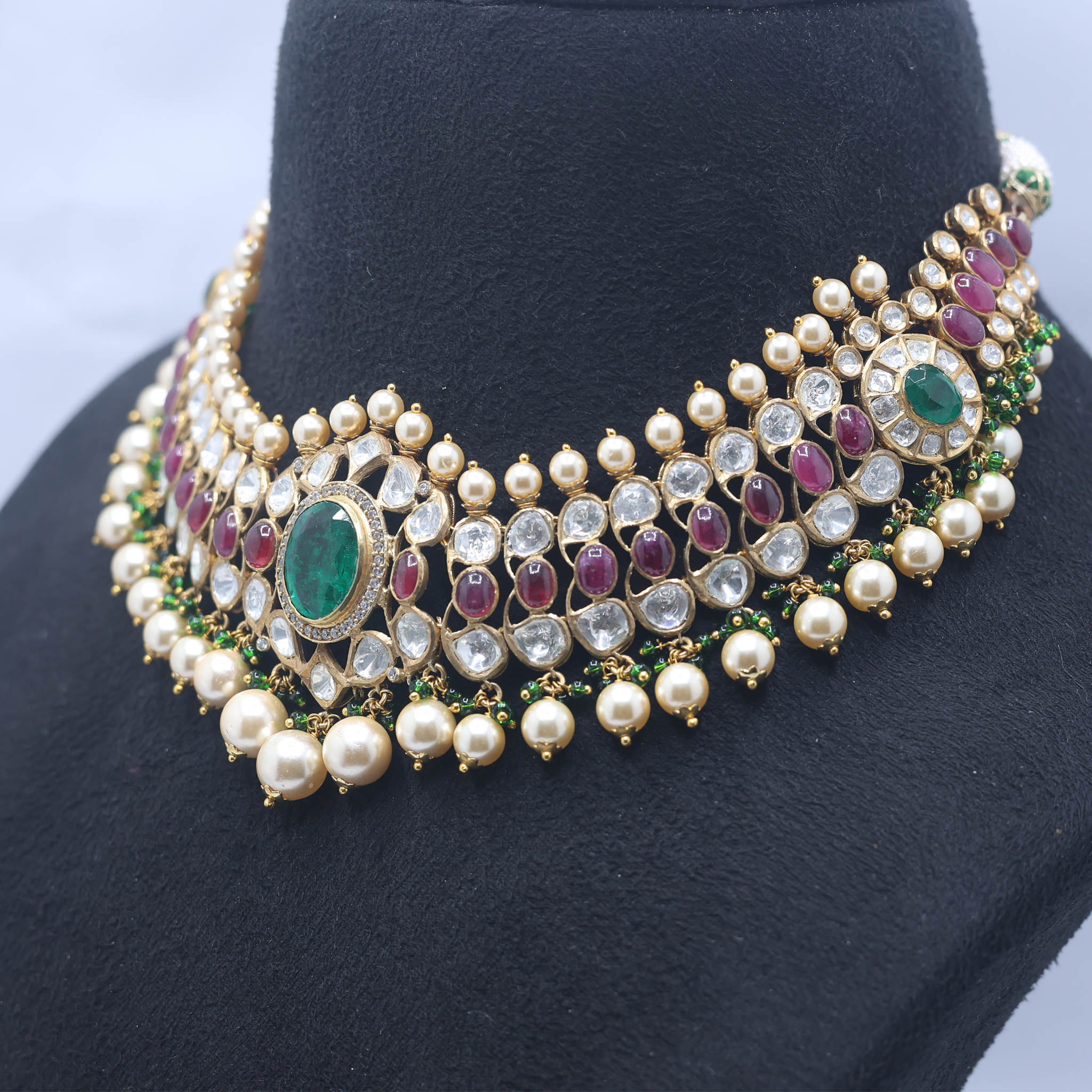 Luxury Gemstone Choker Necklace
