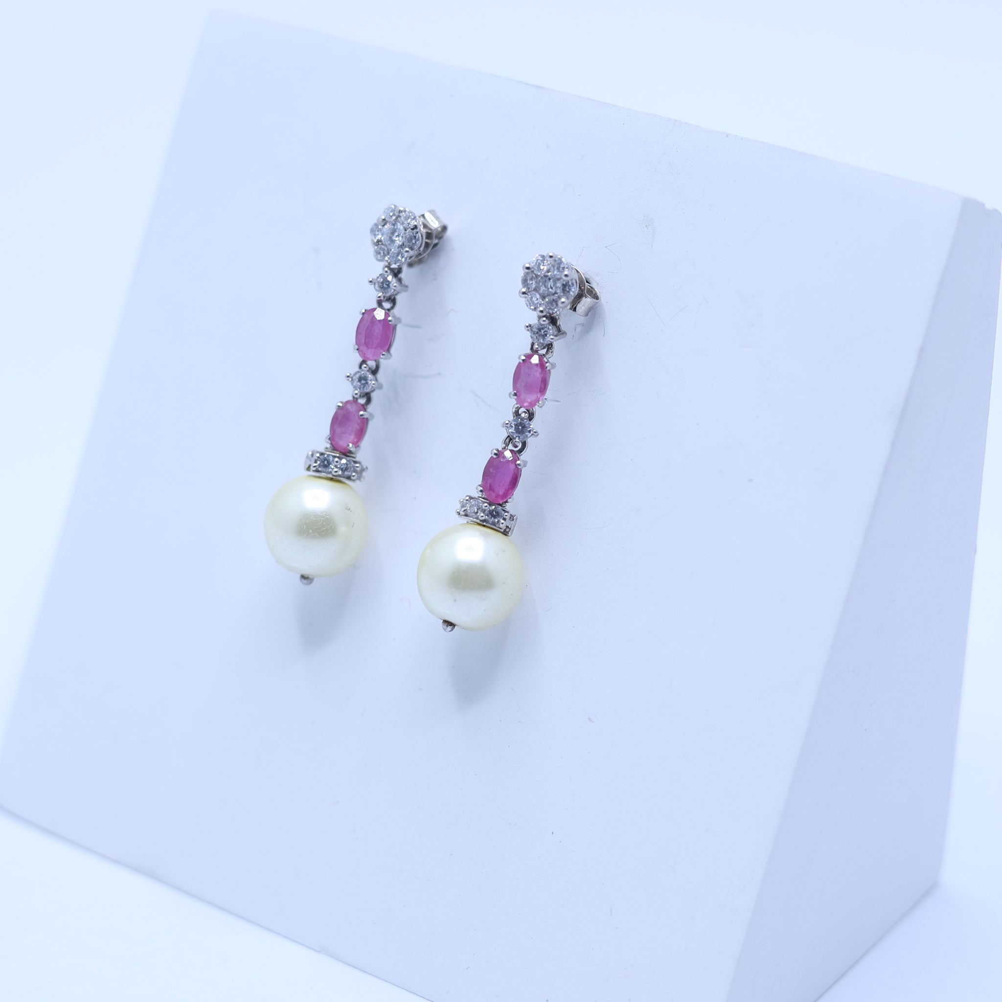 Princess Jodhaa Silver Dangler