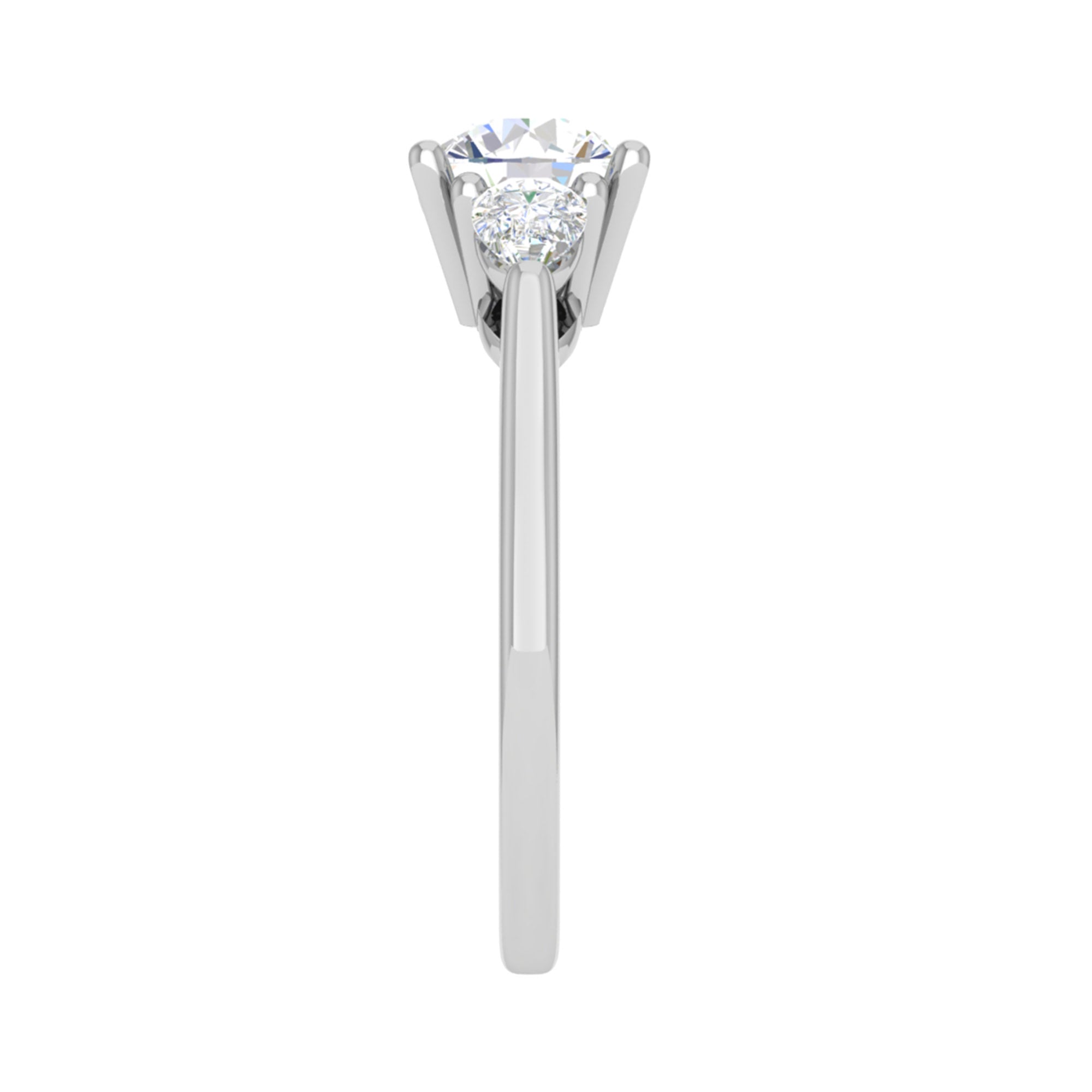 Trio Diamond Adjustable Ring