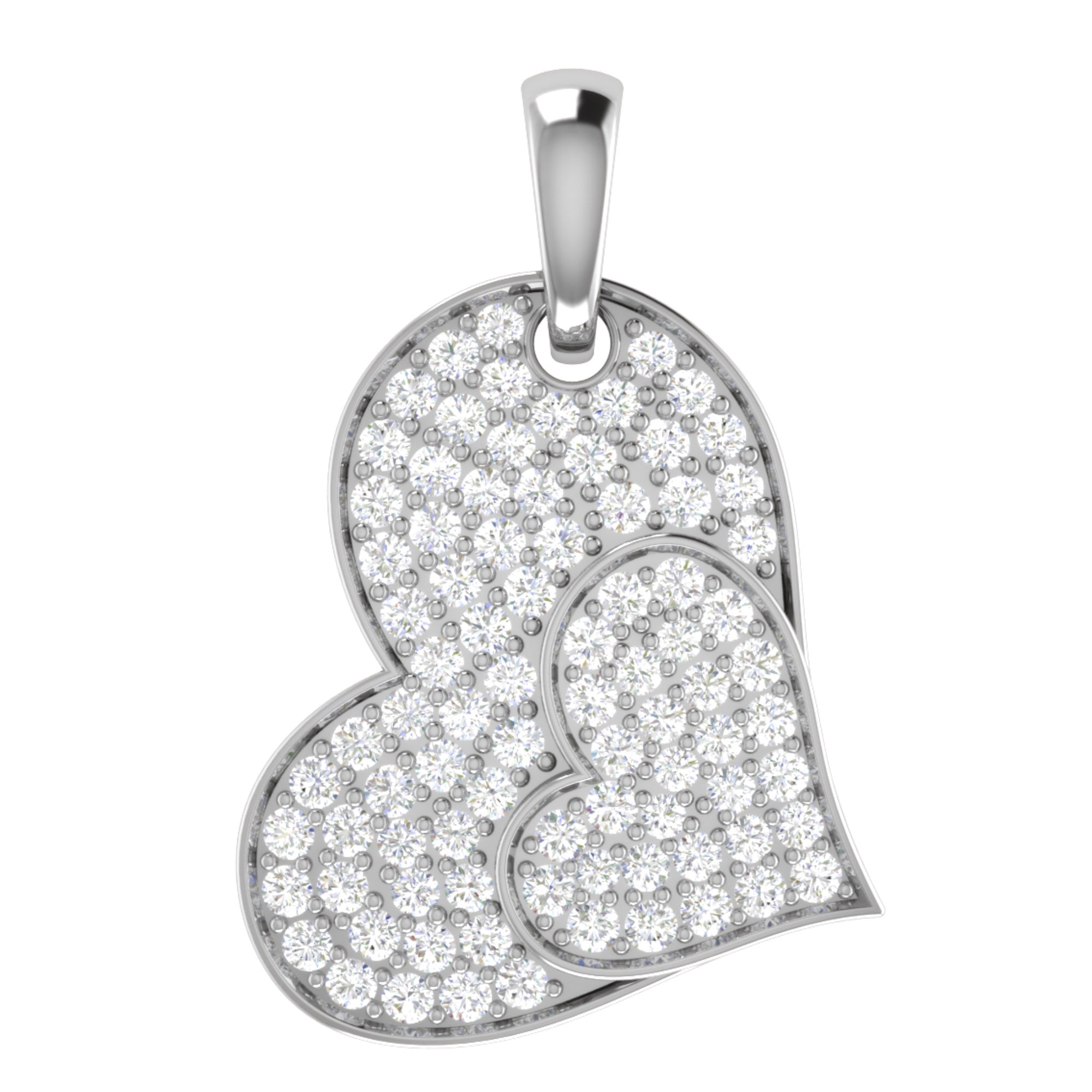 Embrace Dual Heart Pendant