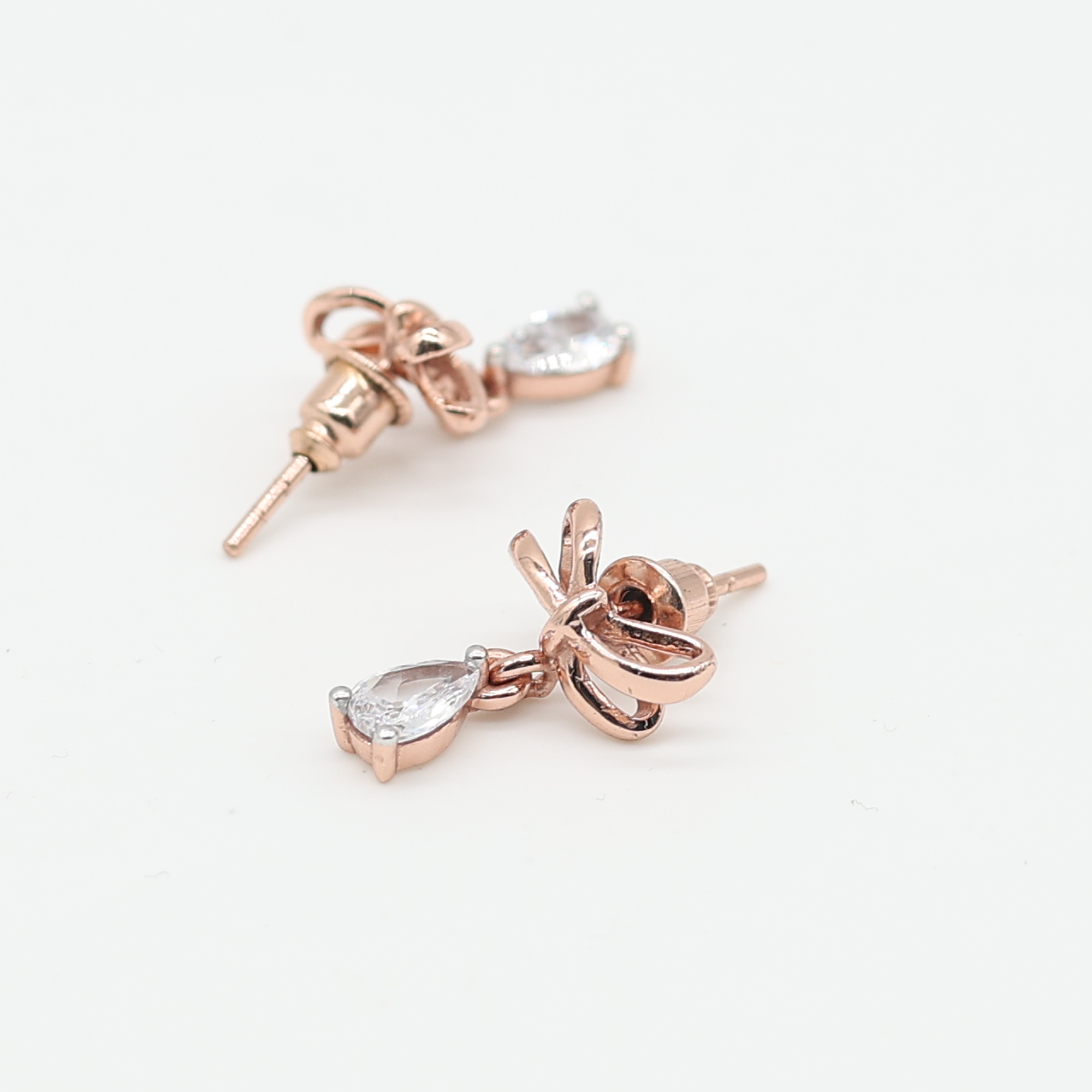 Classic Teardrop Bow Earrings
