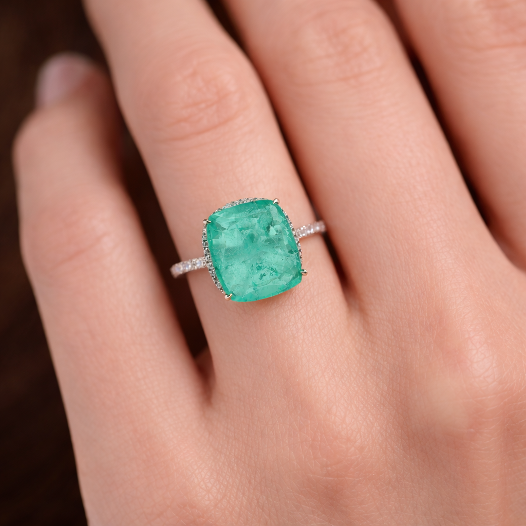 Mystic Emerald Grandeur Ring