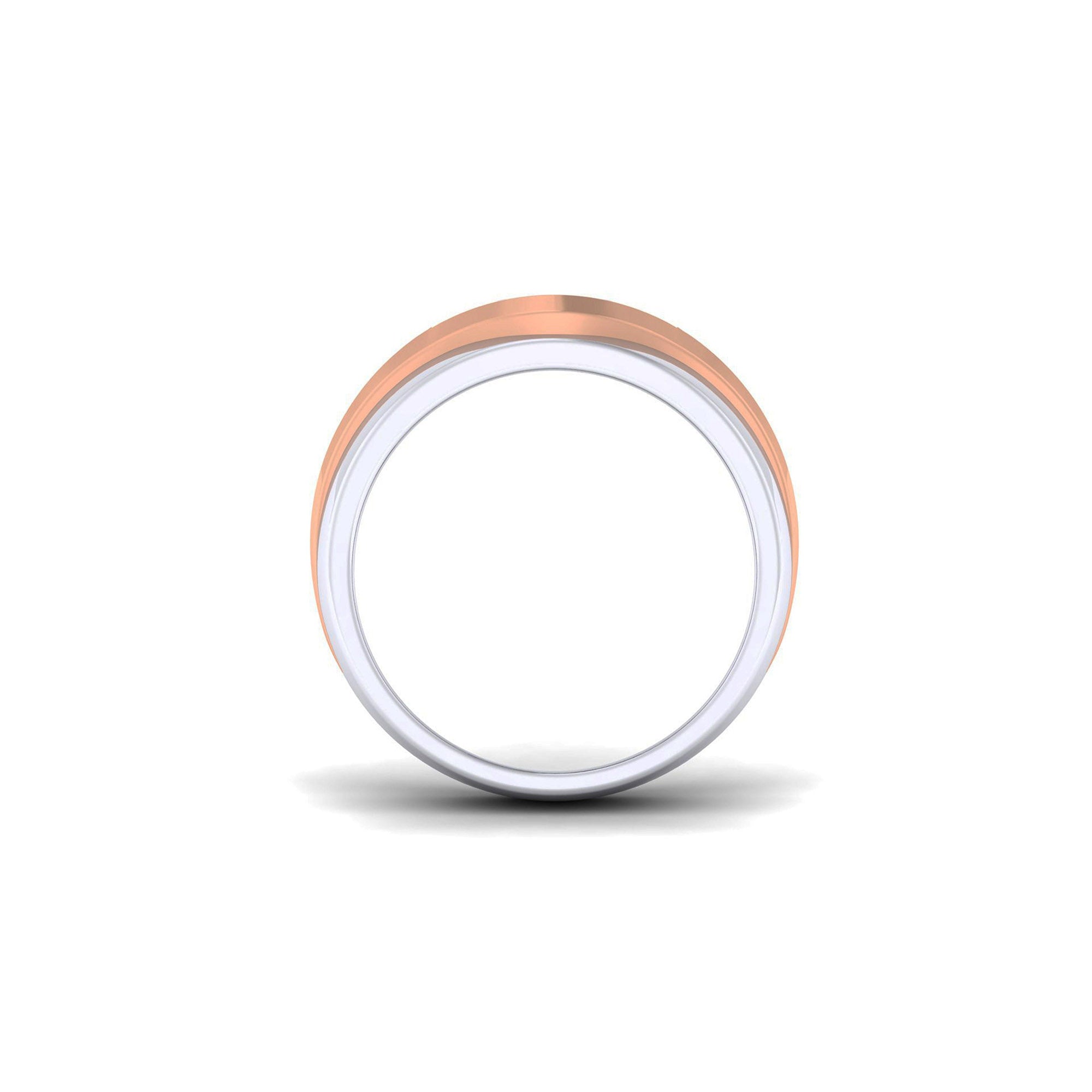 Adjustable Sophisticated Silver Rose Gold Dual Tone Band