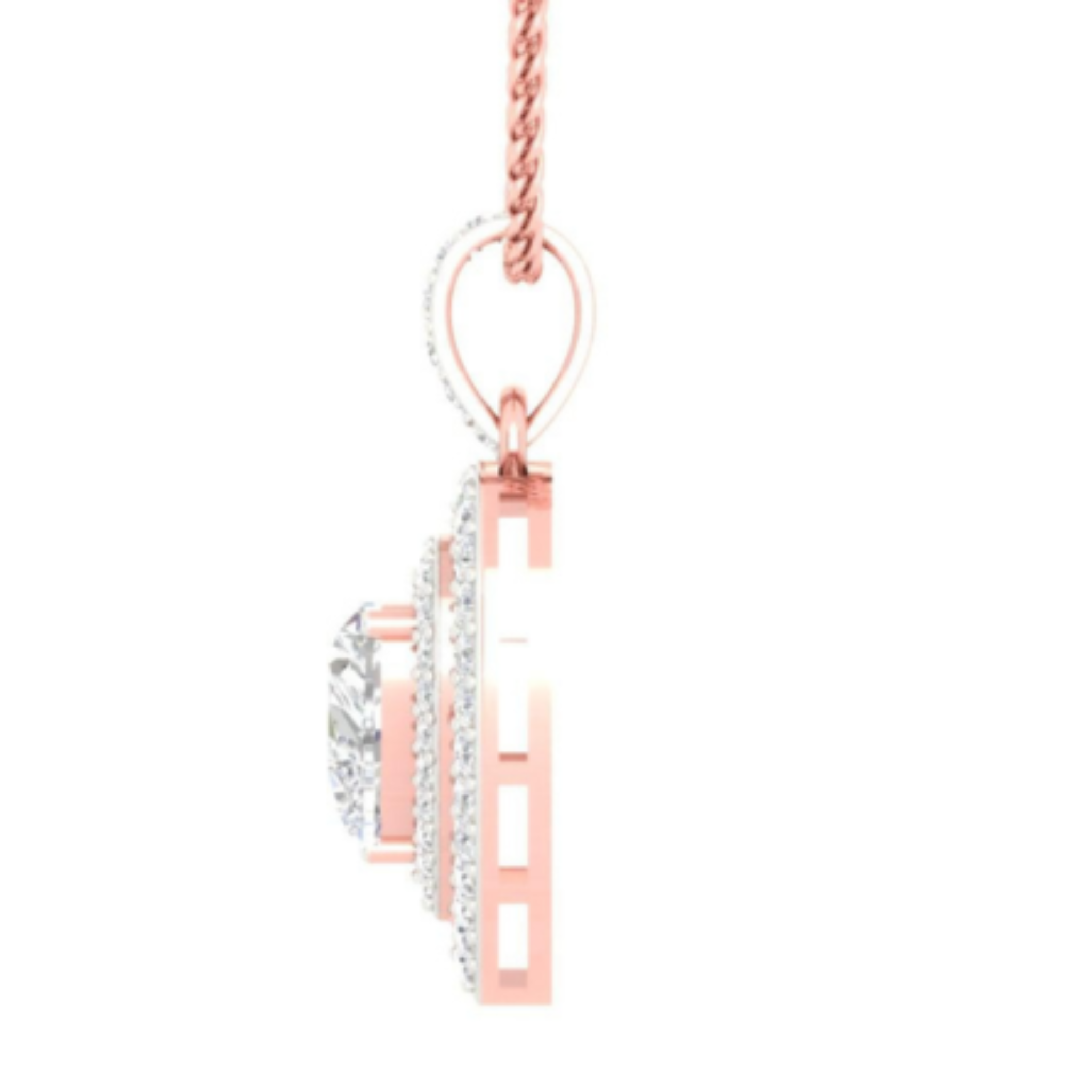 Triple Heart Love Pendant