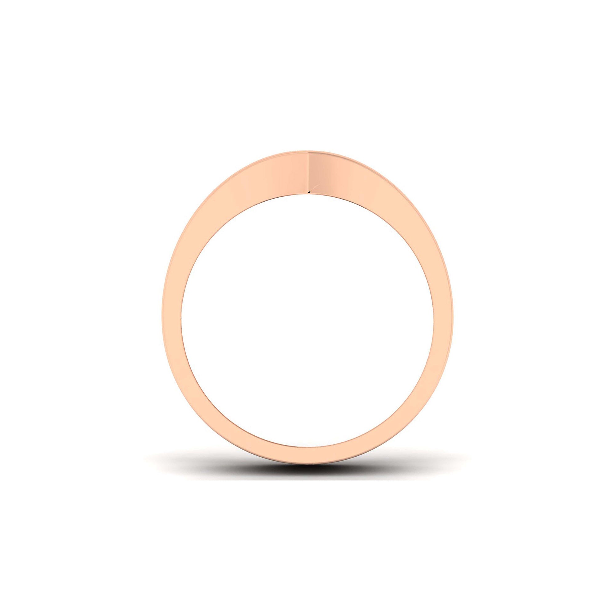 Adjustable Radiant Silver Rose Gold Dual-Tone Band