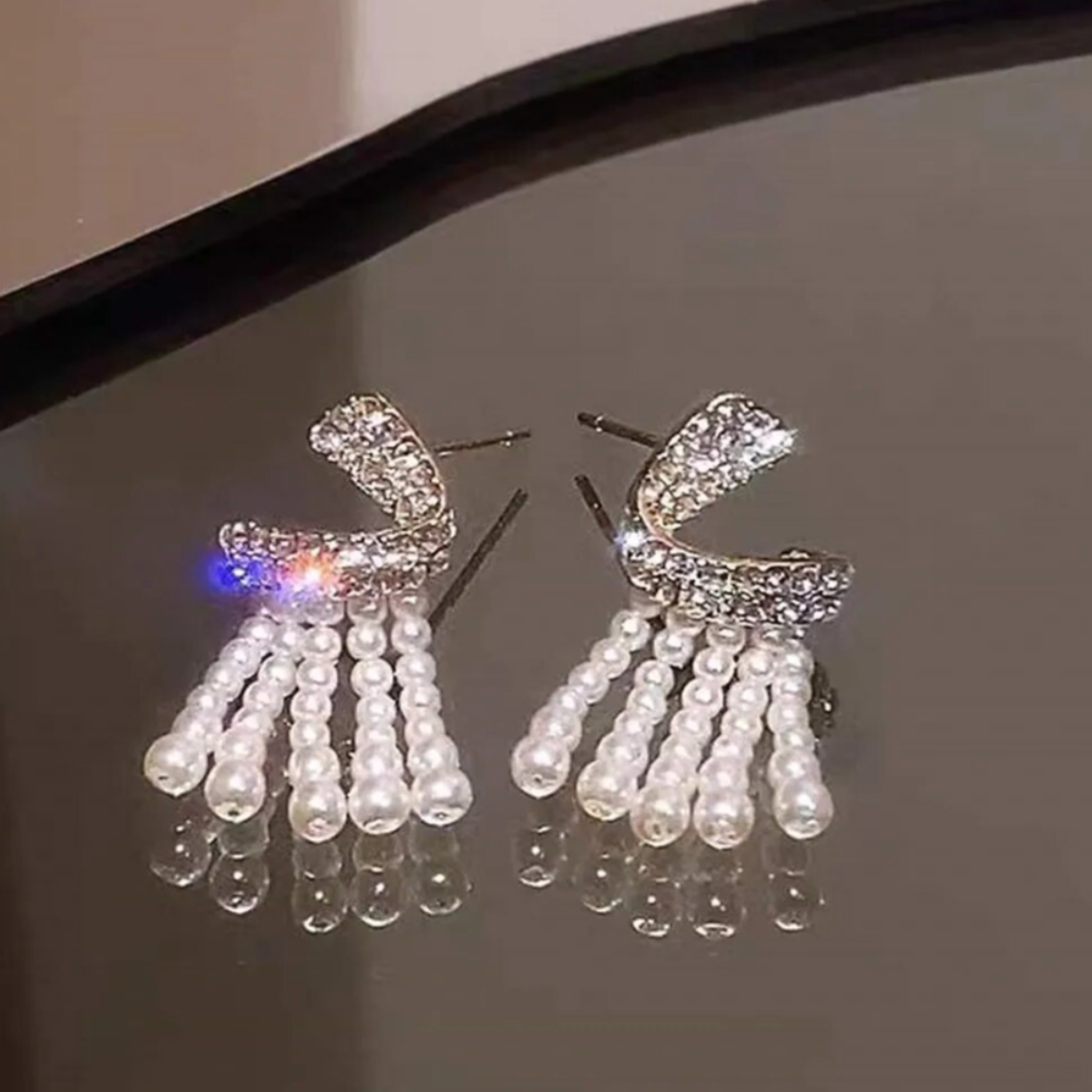 925 Sterling Silver Post Pearl Earring AUS-977