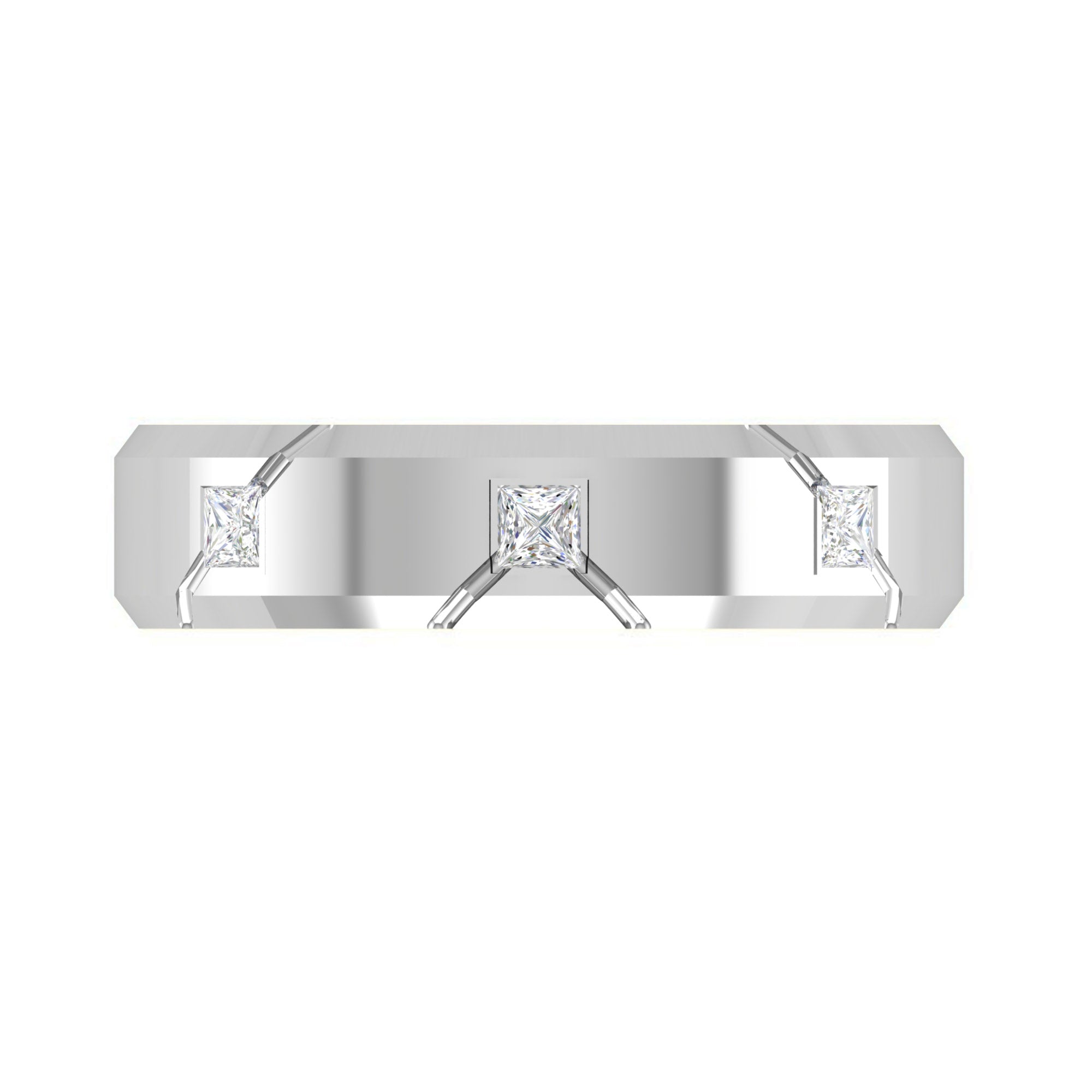 Timeless Couple Band in Sterling Silver