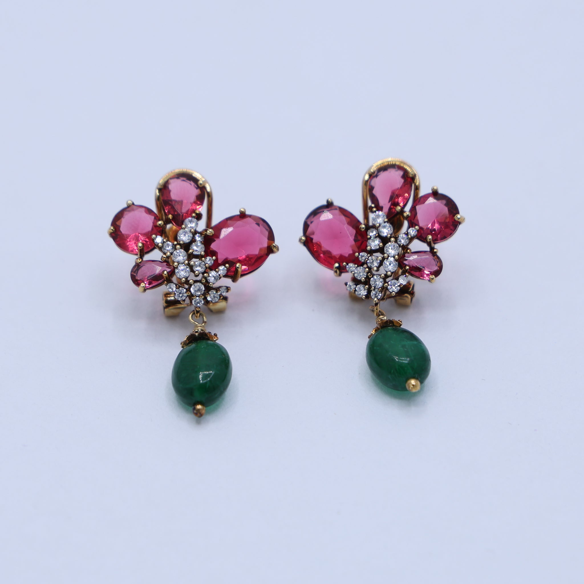 Maharani Yesubai Emerald Drops Earring